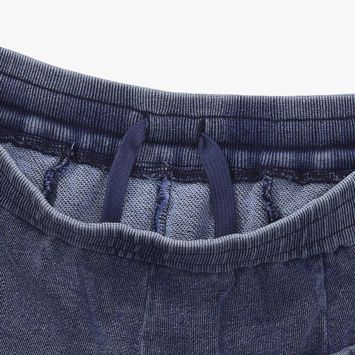 디아도라(diadora) 데님 워싱 스웻 쇼츠 우먼 DENIM