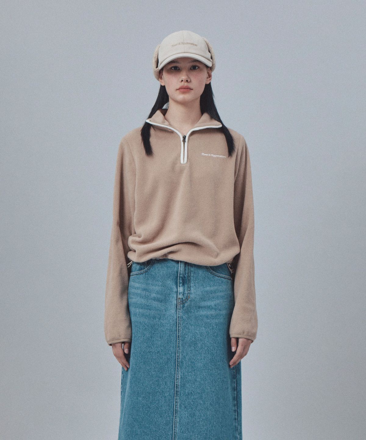 레스트앤레크레이션(REST&RECREATION) EAR FLAP CAP - BEIGE