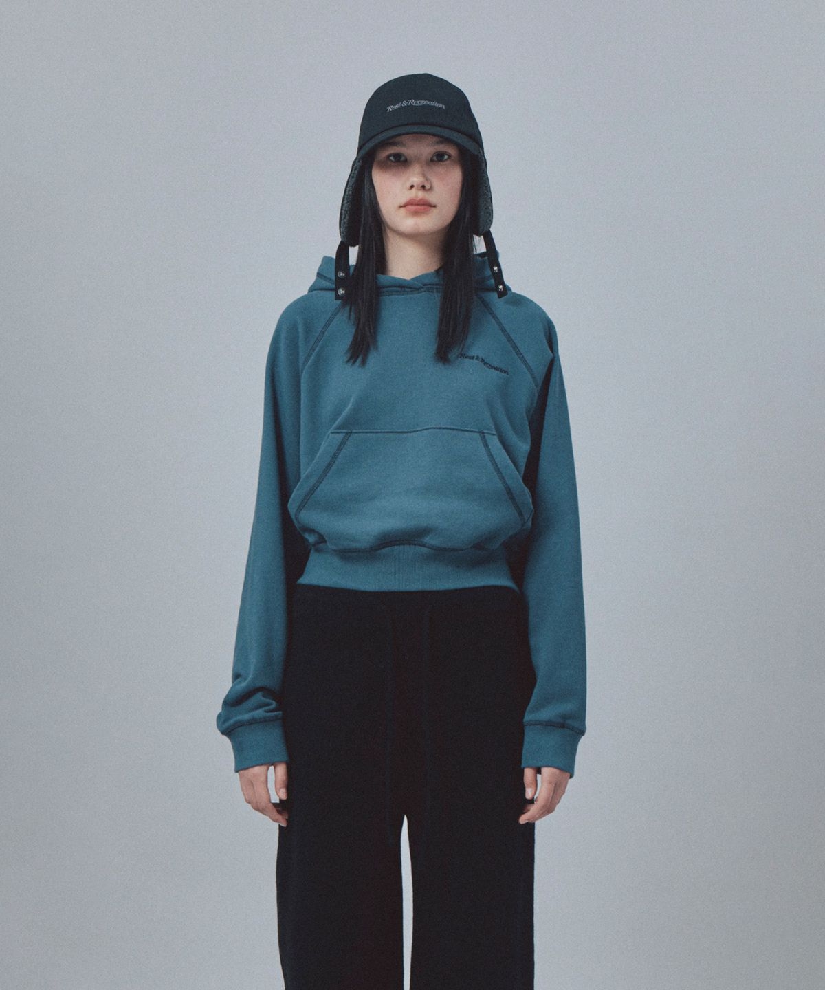 레스트앤레크레이션(REST&RECREATION) EAR FLAP CAP - DARK NAVY