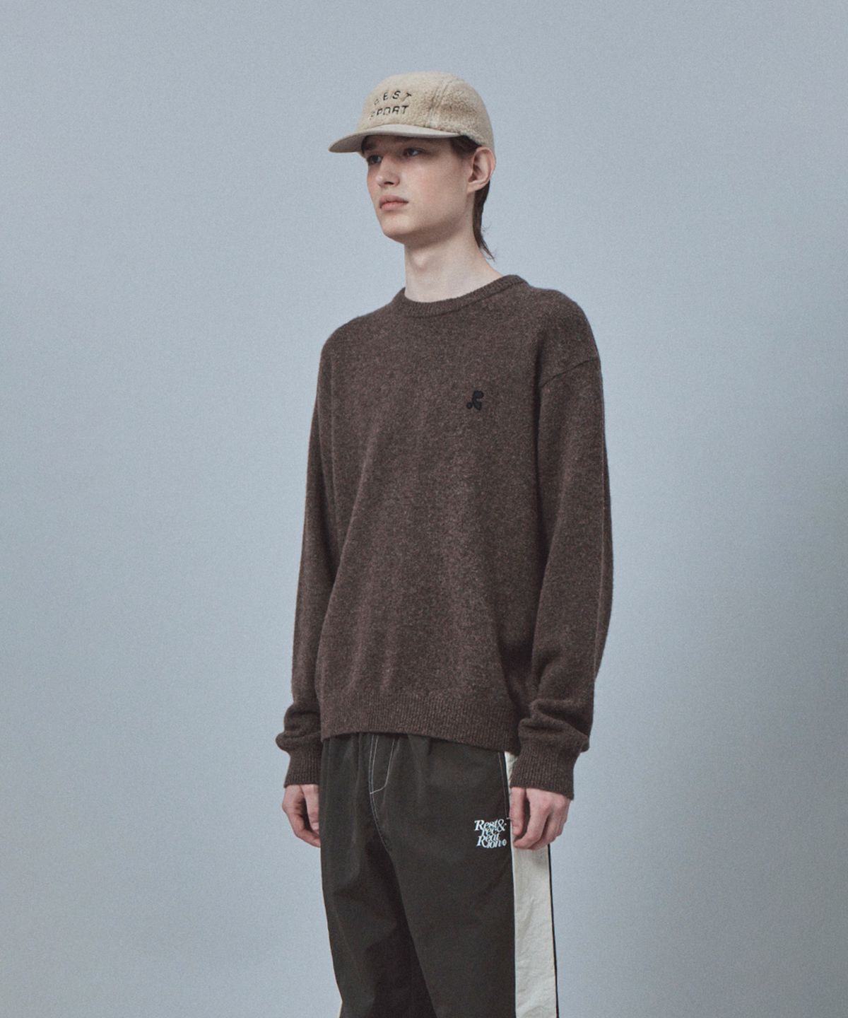 레스트앤레크레이션(REST&RECREATION) FLEECE CAMP CAP - BEIGE