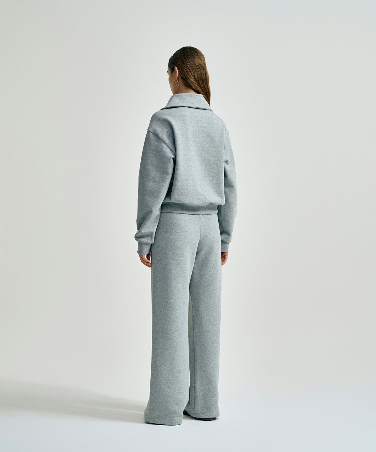 세르지오 타키니(SERGIO TACCHINI) W 쿠쉬라이트 프렌치 타키니 하프집 (Melange Grey)