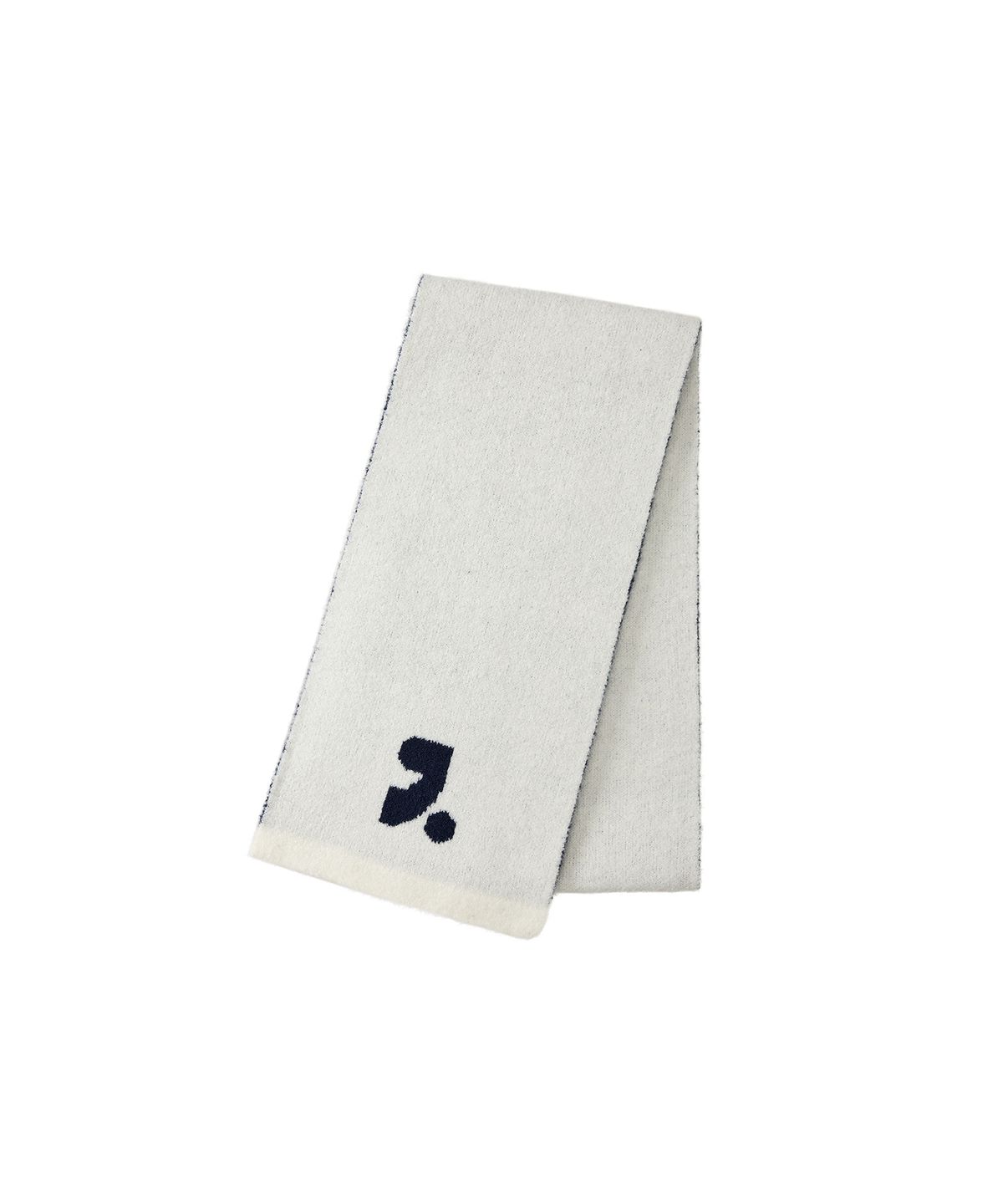 레스트앤레크레이션(REST&RECREATION) LOGO KNIT MUFFLER - NAVY
