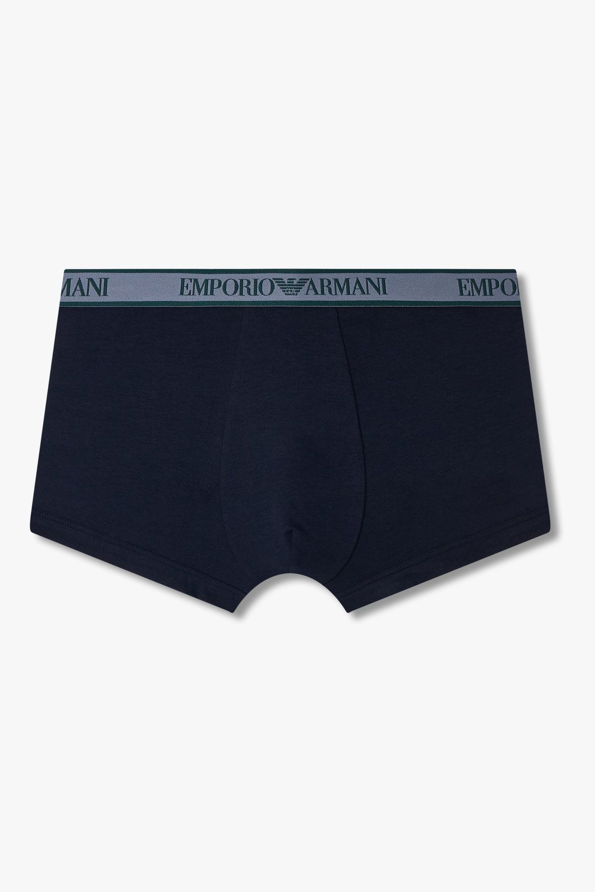 엠포리오 아르마니 언더웨어(EMPORIO ARMANI UNDERWEAR) 남성 라인 보더 밴딩 코튼 드로즈_블루 0815312308