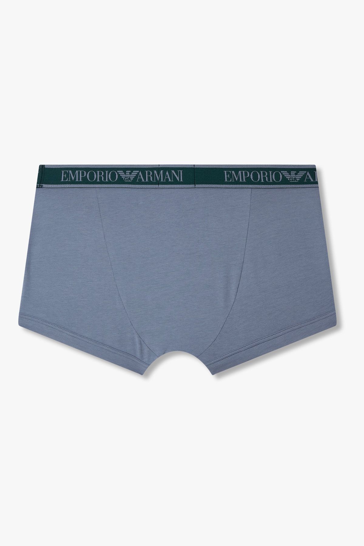 엠포리오 아르마니 언더웨어(EMPORIO ARMANI UNDERWEAR) 남성 라인 보더 밴딩 코튼 드로즈_라이트 인디고 0815312309