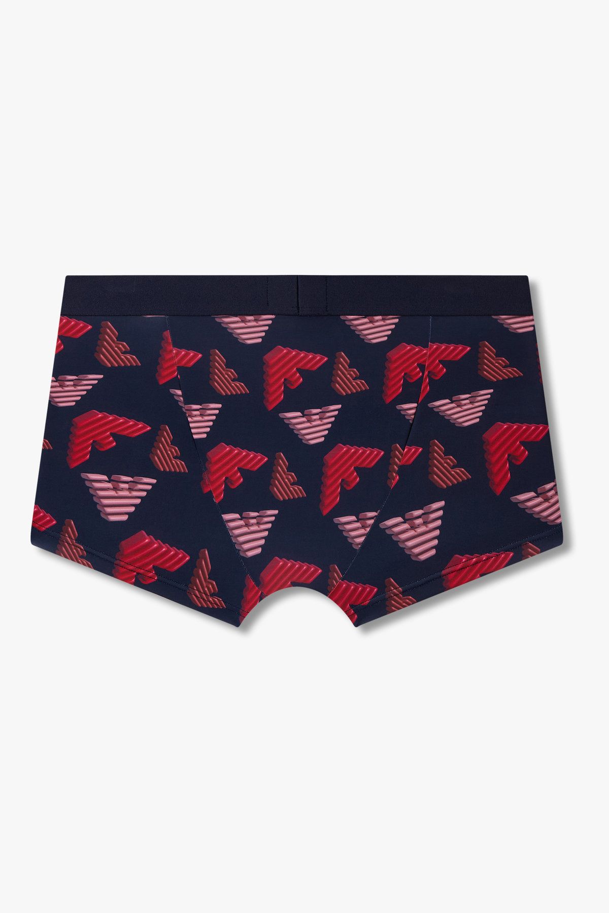 엠포리오 아르마니 언더웨어(EMPORIO ARMANI UNDERWEAR) 남성 3D 이글 패턴 폴리 드로즈_블루 0815312054