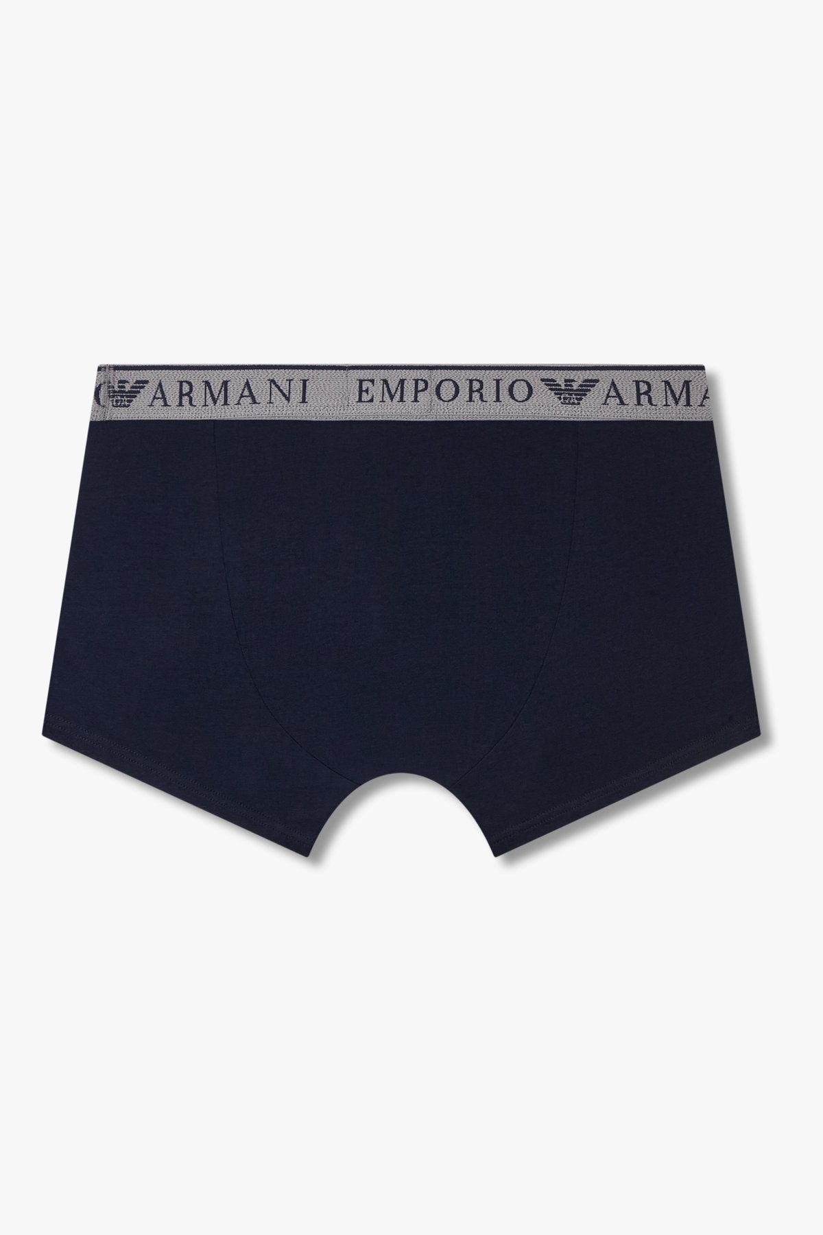 엠포리오 아르마니 언더웨어(EMPORIO ARMANI UNDERWEAR) 남성 라인 로고 밴딩 코튼 드로즈_마린 0815312004