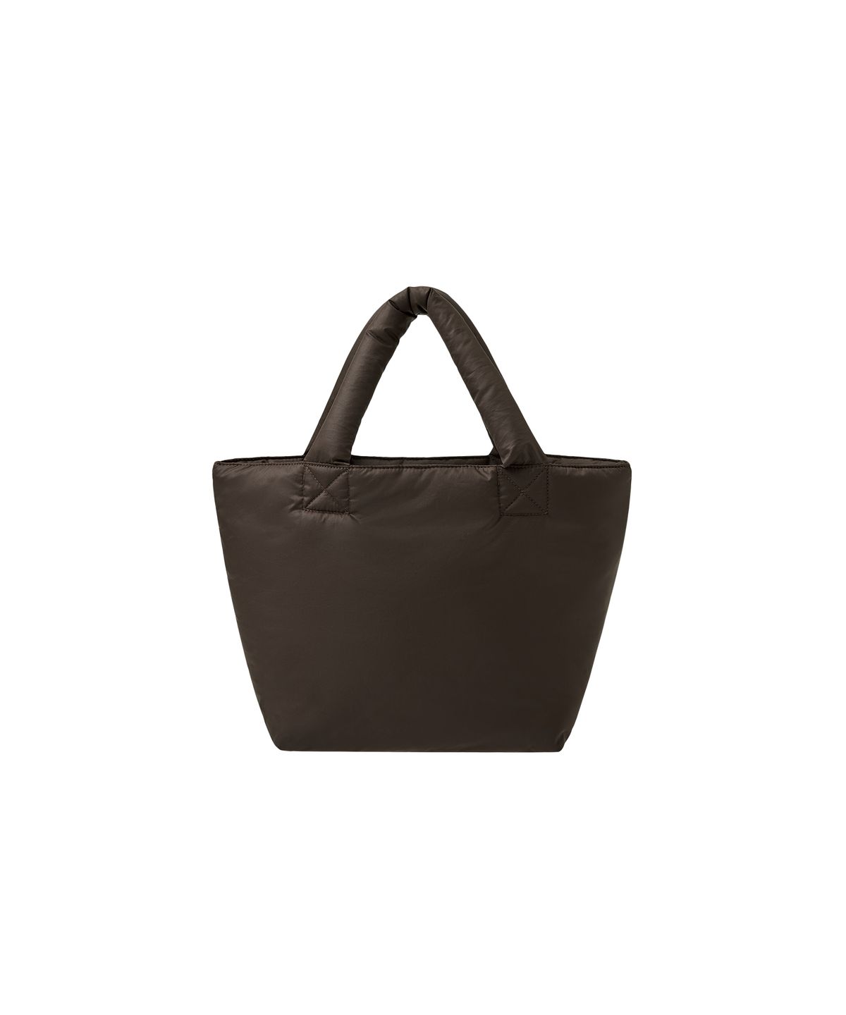 레스트앤레크레이션(REST&RECREATION) PUFFER MINI TOTE BAG - BROWN