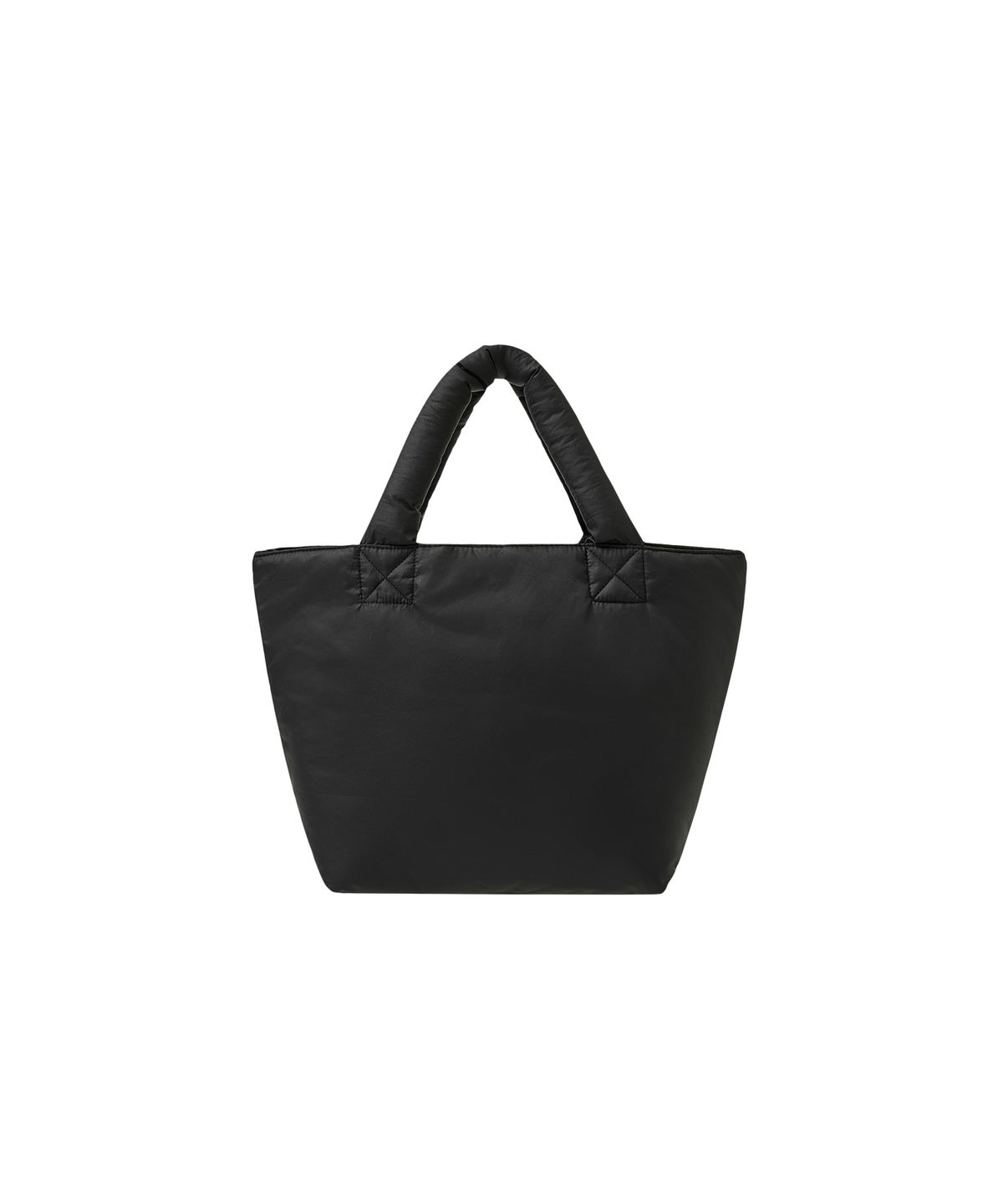 레스트앤레크레이션(REST&RECREATION) PUFFER MINI TOTE BAG - BLACK