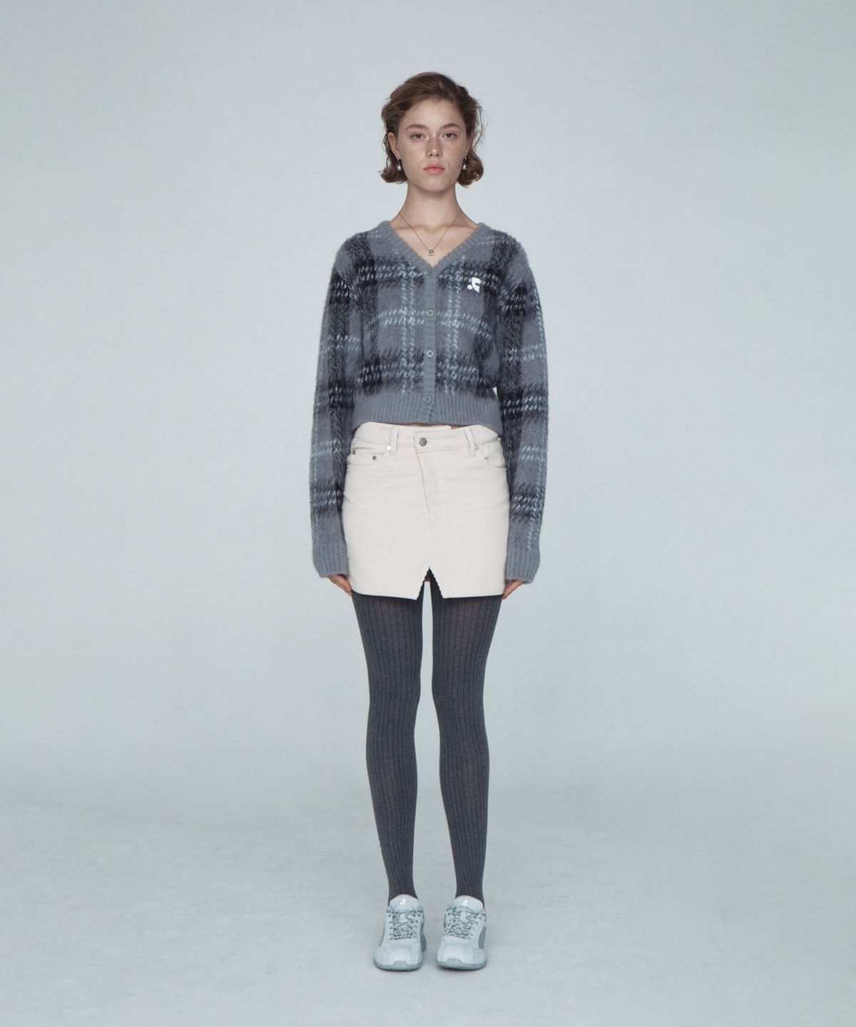 레스트앤레크레이션(REST&RECREATION) LOGO SOFT COTTON TIGHTS - GREY