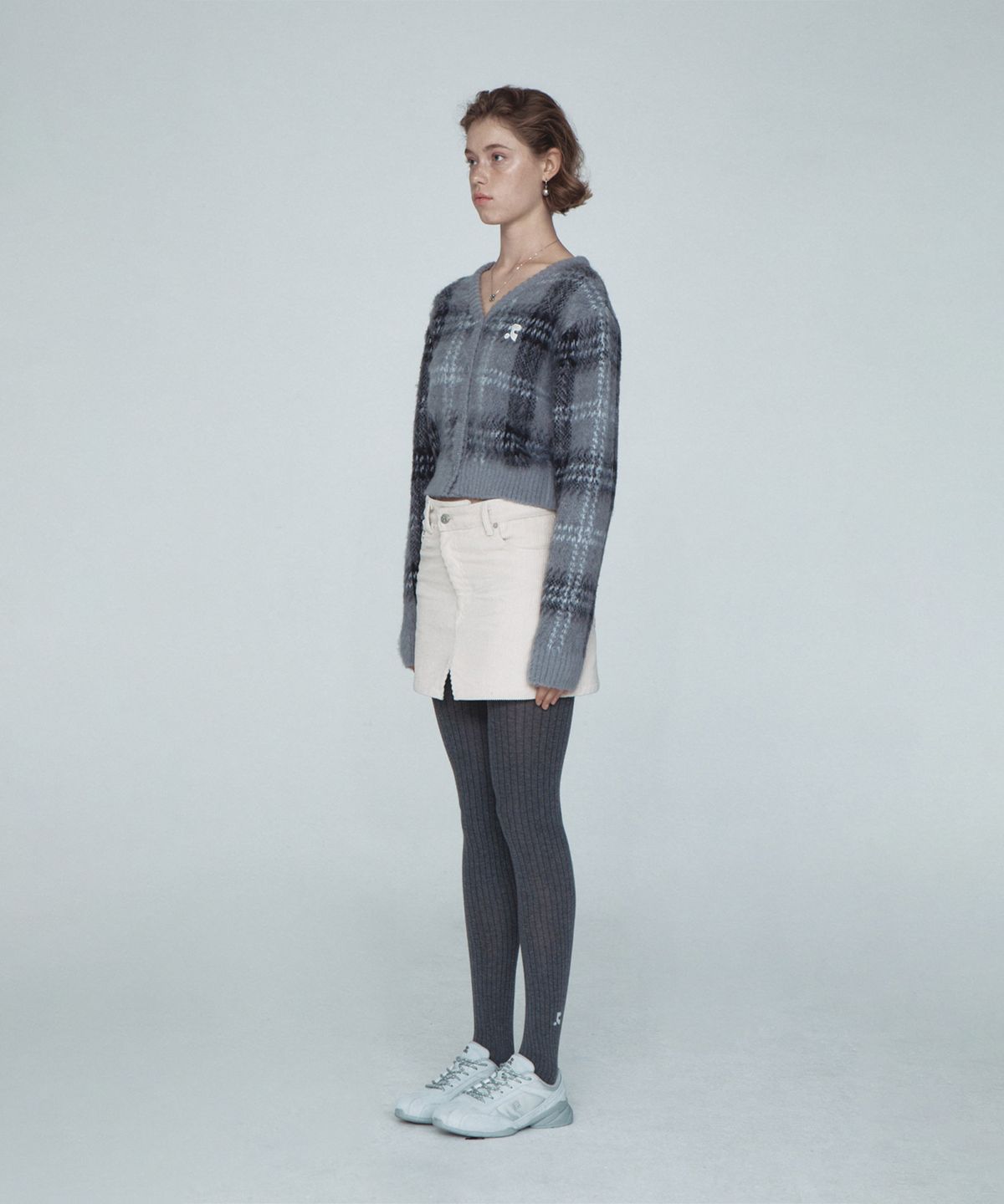 레스트앤레크레이션(REST&RECREATION) LOGO SOFT COTTON TIGHTS - GREY