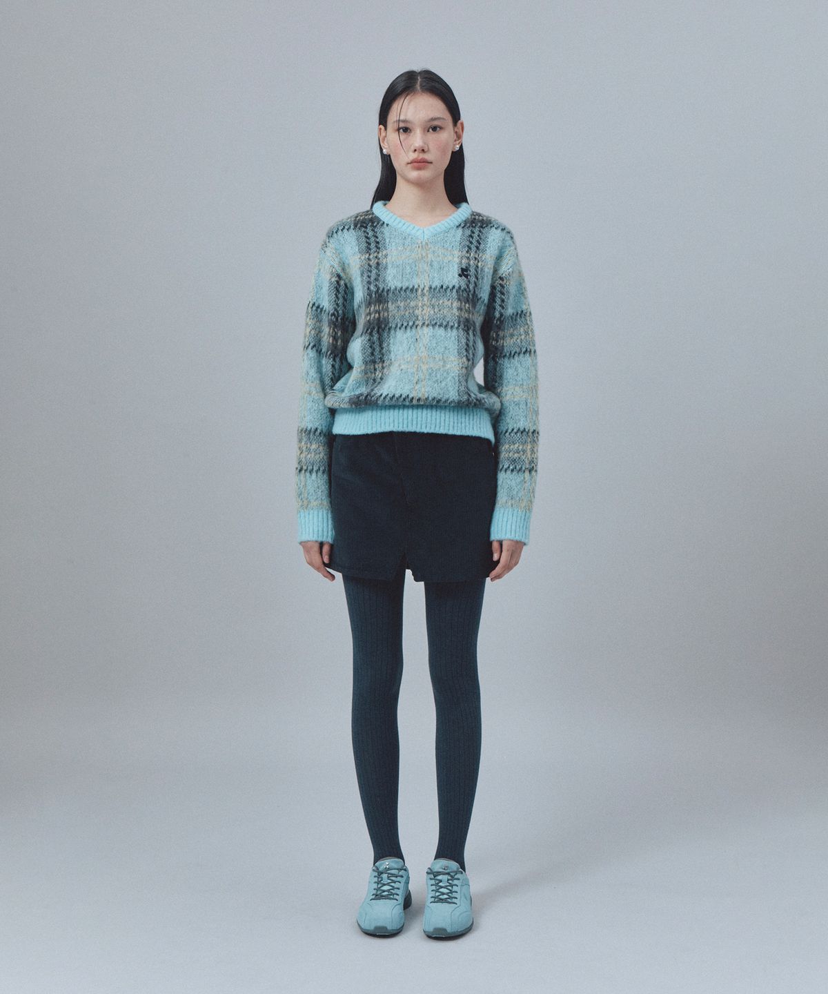 레스트앤레크레이션(REST&RECREATION) LOGO SOFT COTTON TIGHTS - NAVY