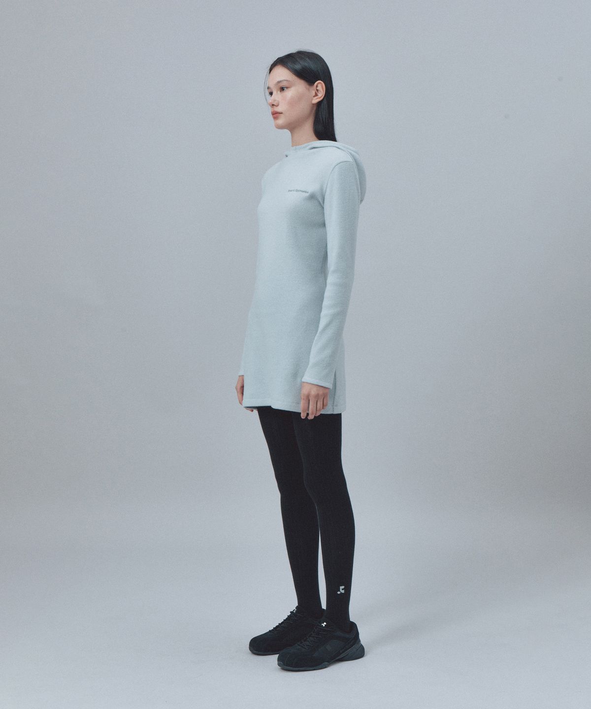 레스트앤레크레이션(REST&RECREATION) LOGO SOFT COTTON TIGHTS - BLACK