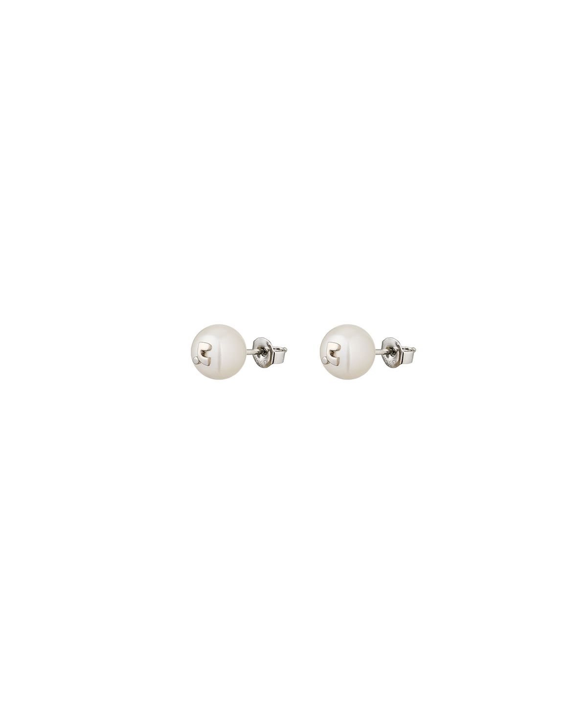레스트앤레크레이션(REST&RECREATION) LOGO PEARL EARRING - SILVER