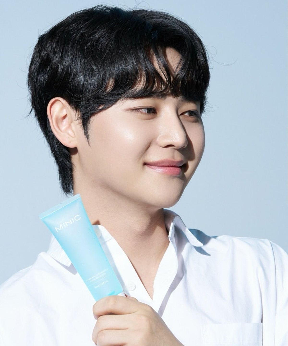 미닉(MINIC) 노세범 블루 캐모마일 수분 쿨링 진정 젤로션 80ml (+팩 브러쉬 1개 증정)