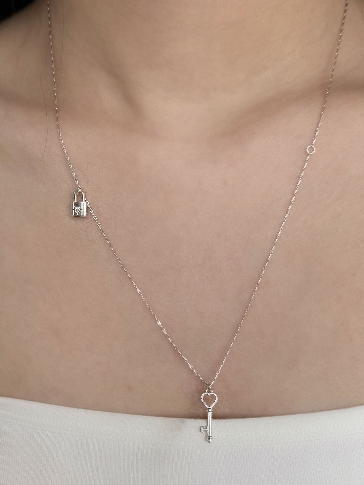 러브트릭스(LOVETRIX) Silver925 Vintage necklace (heart  ver)
