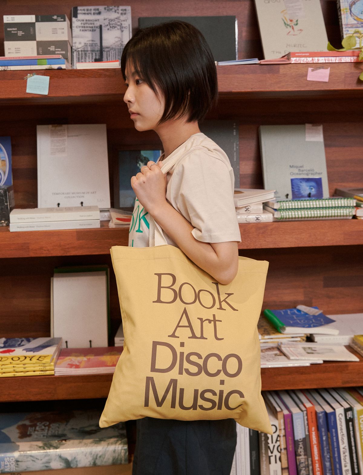 하이파이 사운드 레퍼런스(HIFI SOUND REFERENCE) [Visual Collect] Book, Musik Eco Bag, Mustard