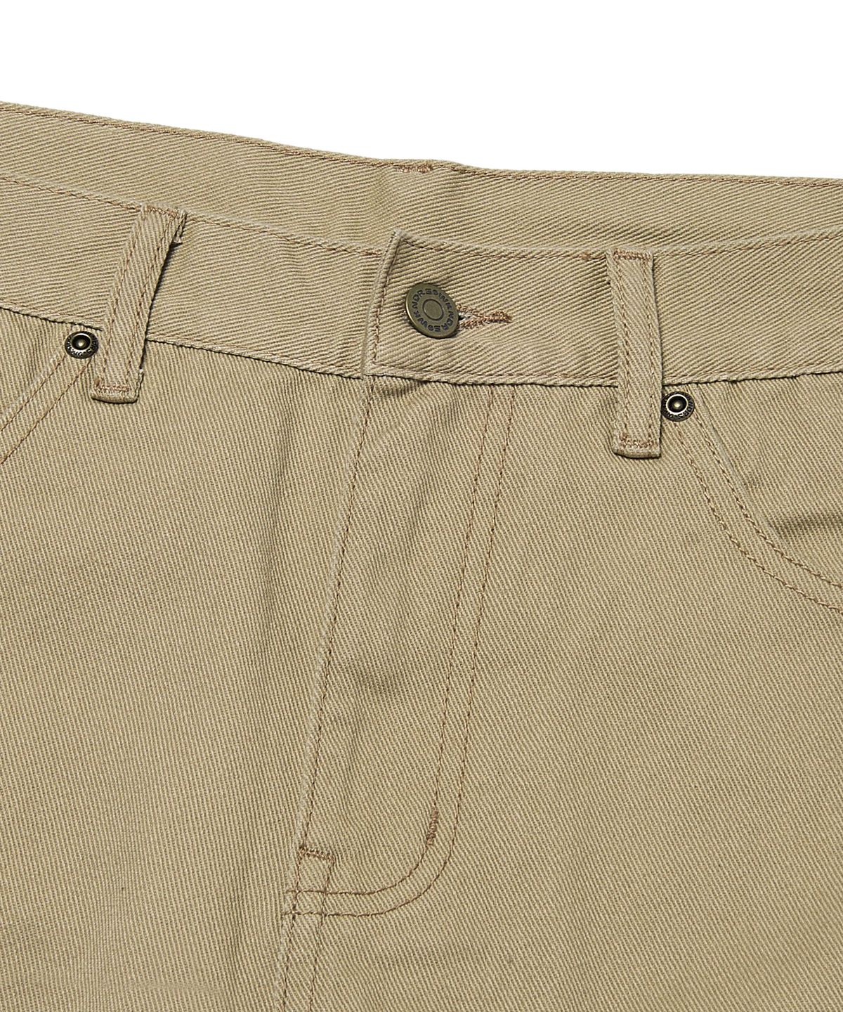 위캔더스(WKNDRS) G-LOGO REGULAR DENIM (BEIGE)
