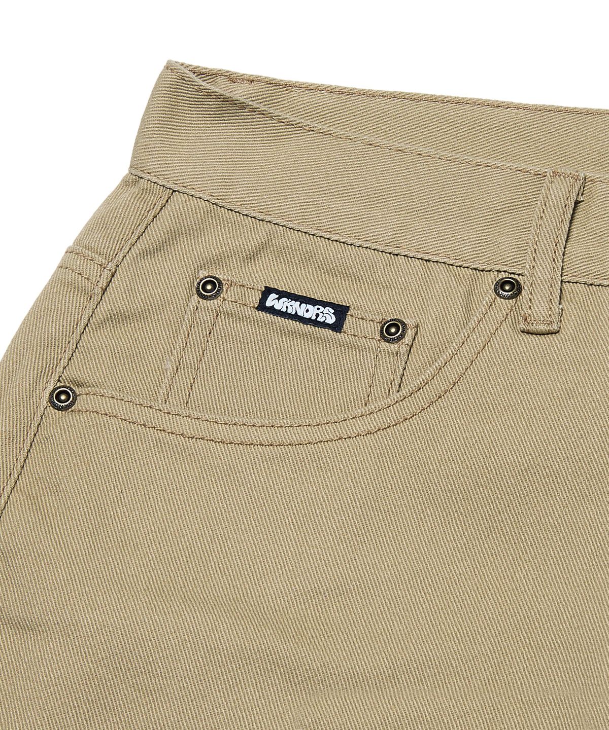 위캔더스(WKNDRS) G-LOGO REGULAR DENIM (BEIGE)