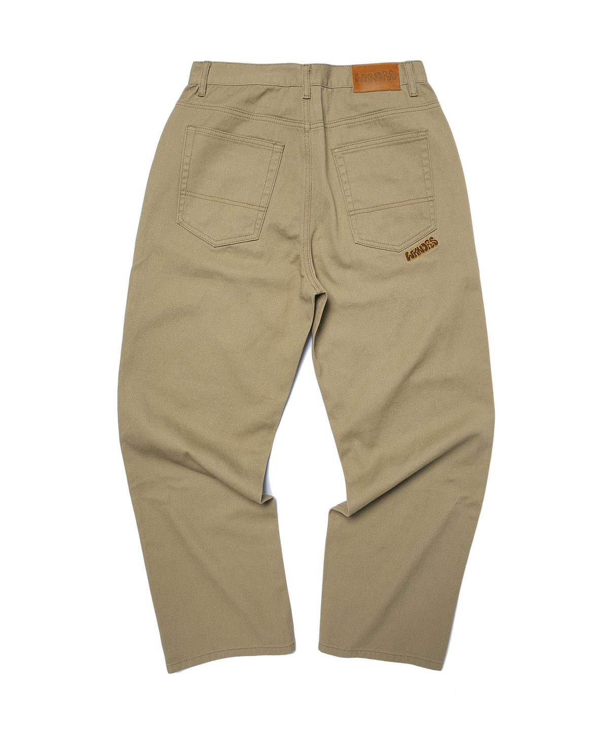 위캔더스(WKNDRS) G-LOGO REGULAR DENIM (BEIGE)