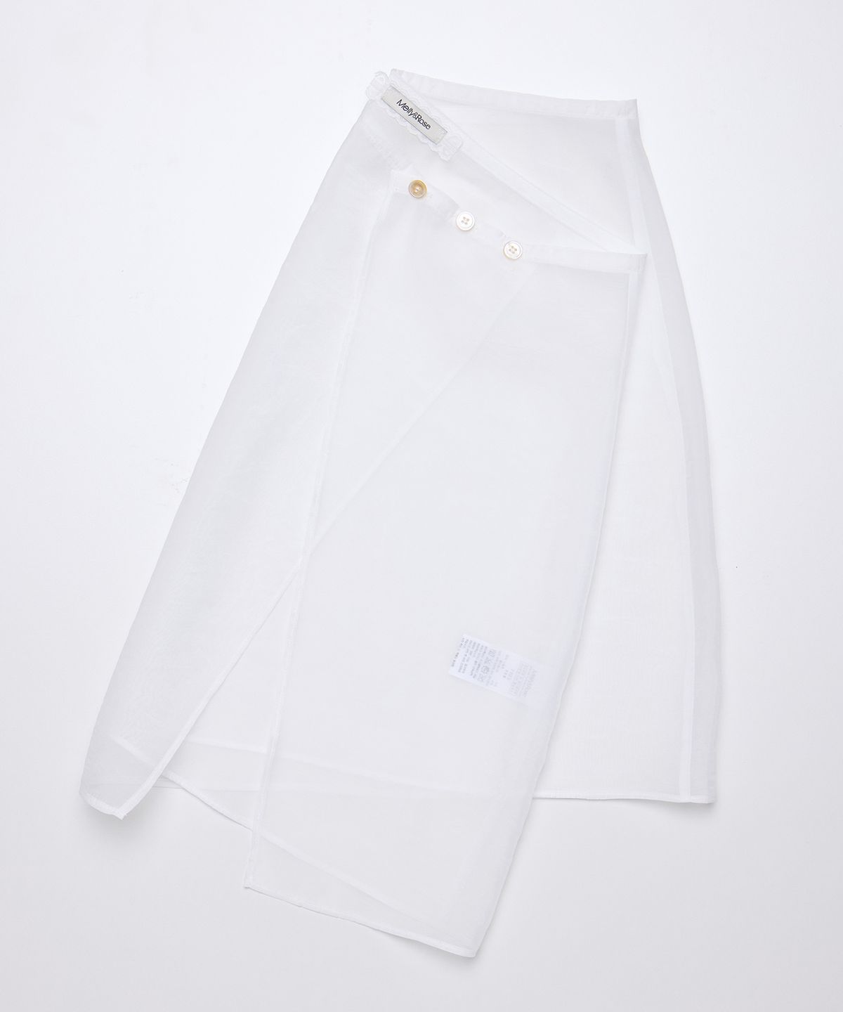 멜리앤로즈(MELLY&ROSE) 로즈 시스루 랩스커트(304787)