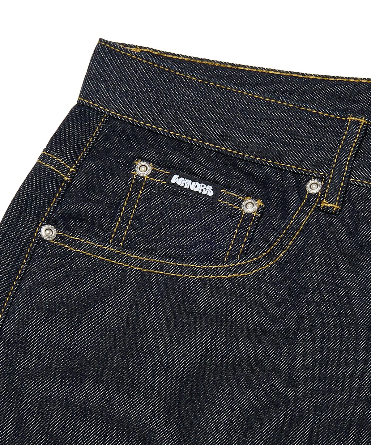위캔더스(WKNDRS) G-LOGO REGULAR DENIM (D.BLUE)