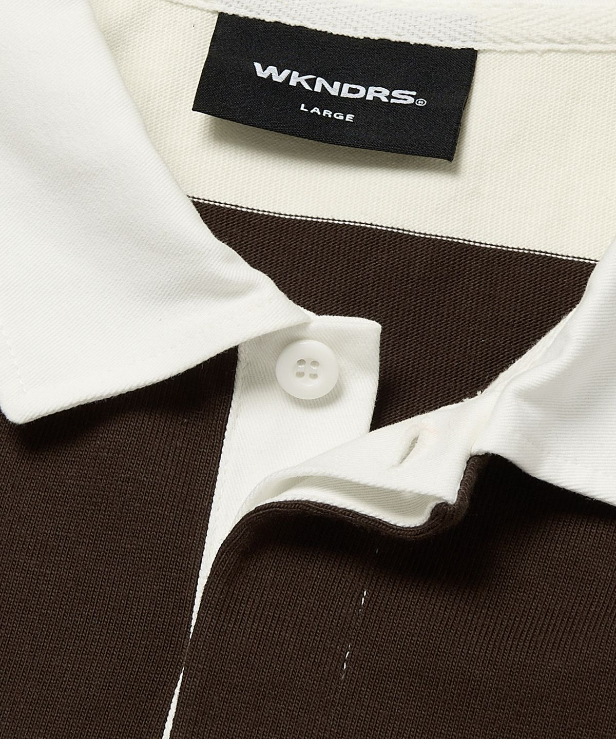 위캔더스(WKNDRS) BOUTIQUE RUGBY PIQUE (BROWN)
