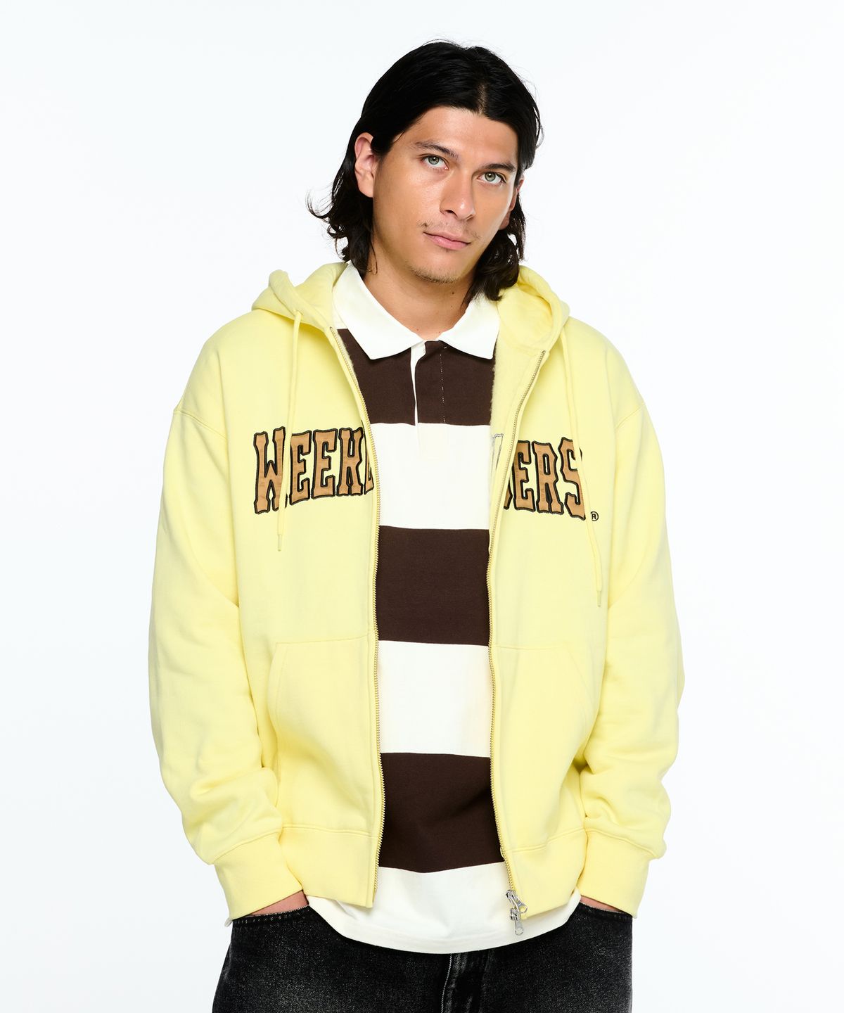 위캔더스(WKNDRS) BOUTIQUE RUGBY PIQUE (BROWN)