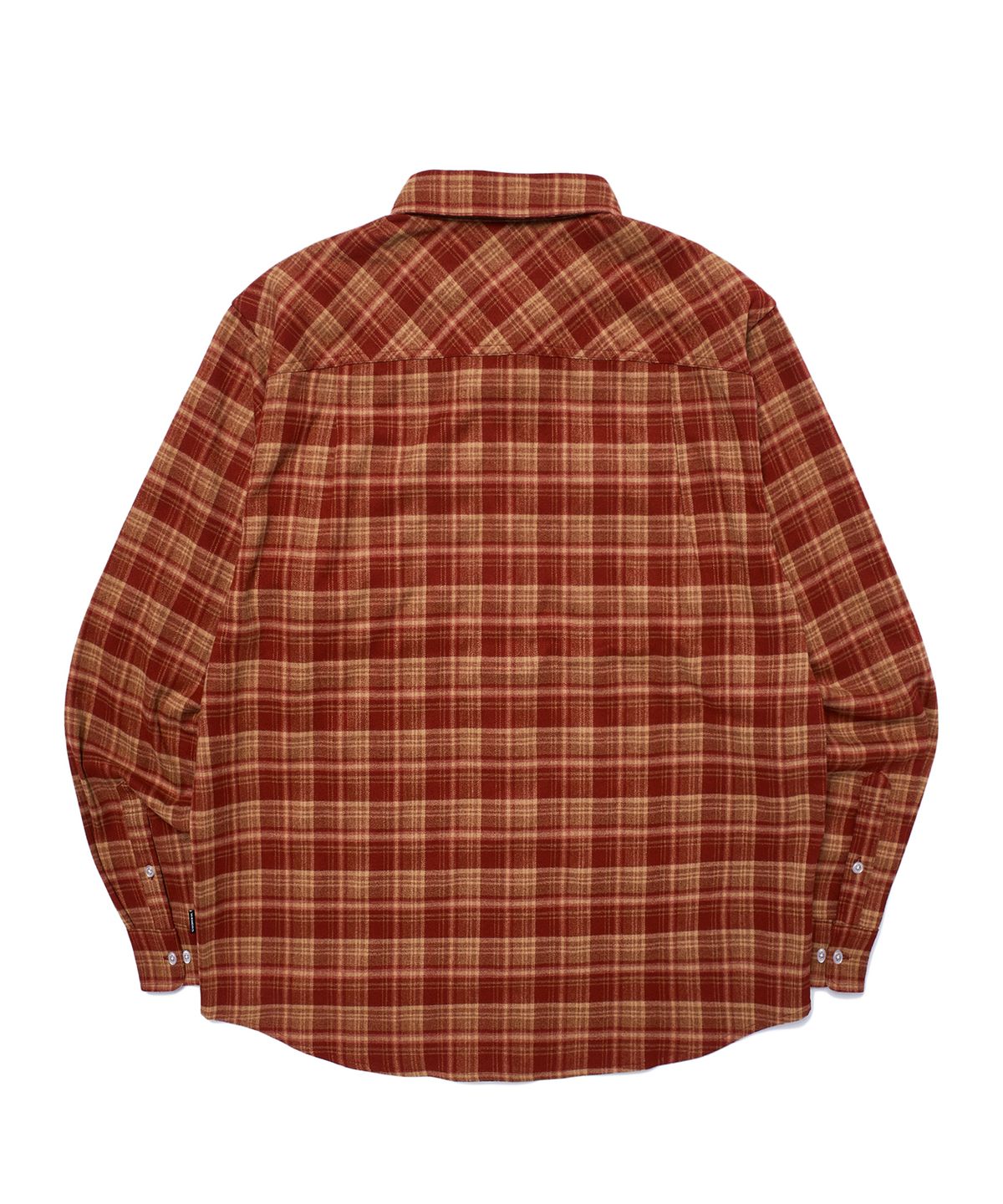위캔더스(WKNDRS) CHECKERED SHIRT (BURGUNDY)