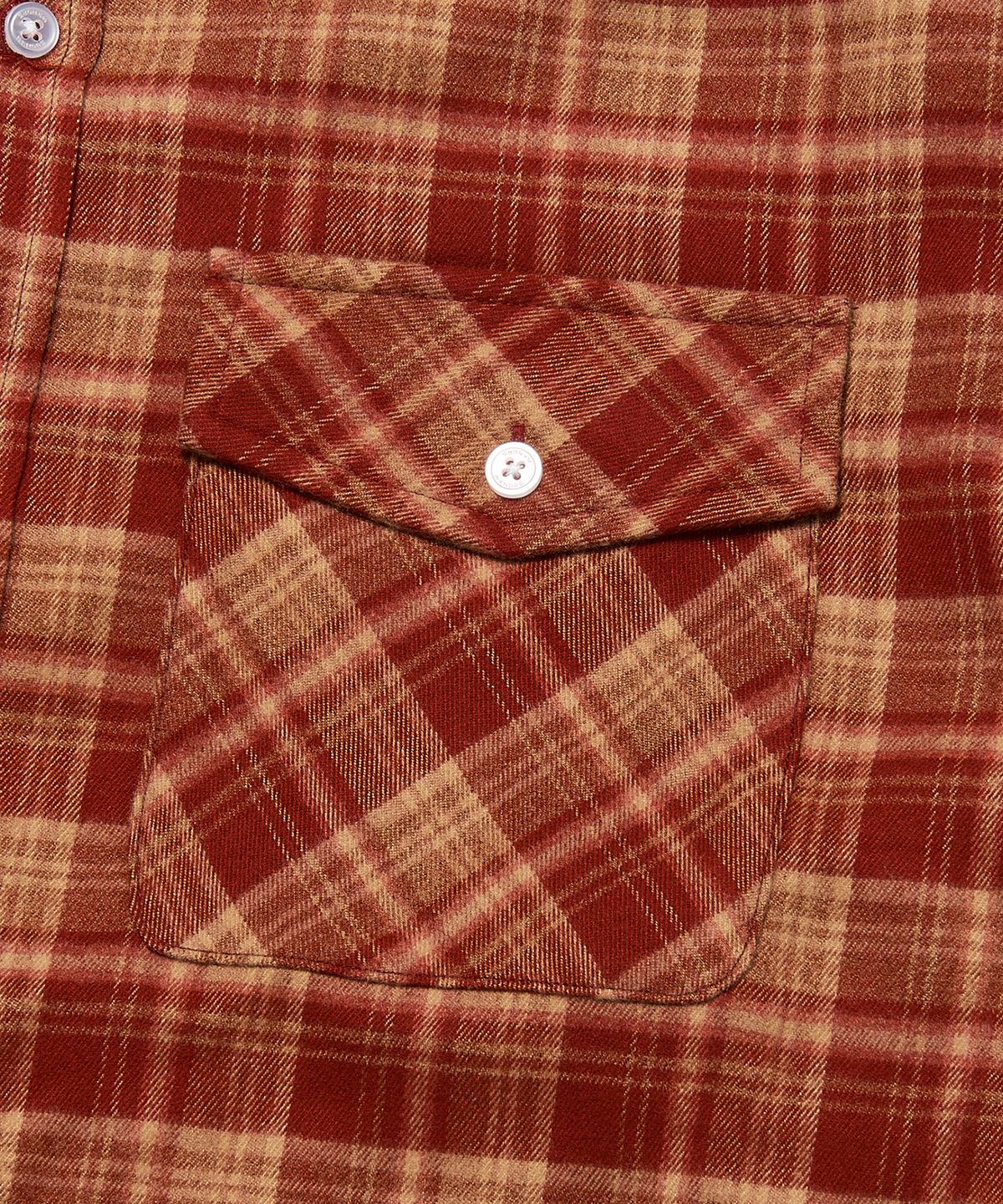 위캔더스(WKNDRS) CHECKERED SHIRT (BURGUNDY)