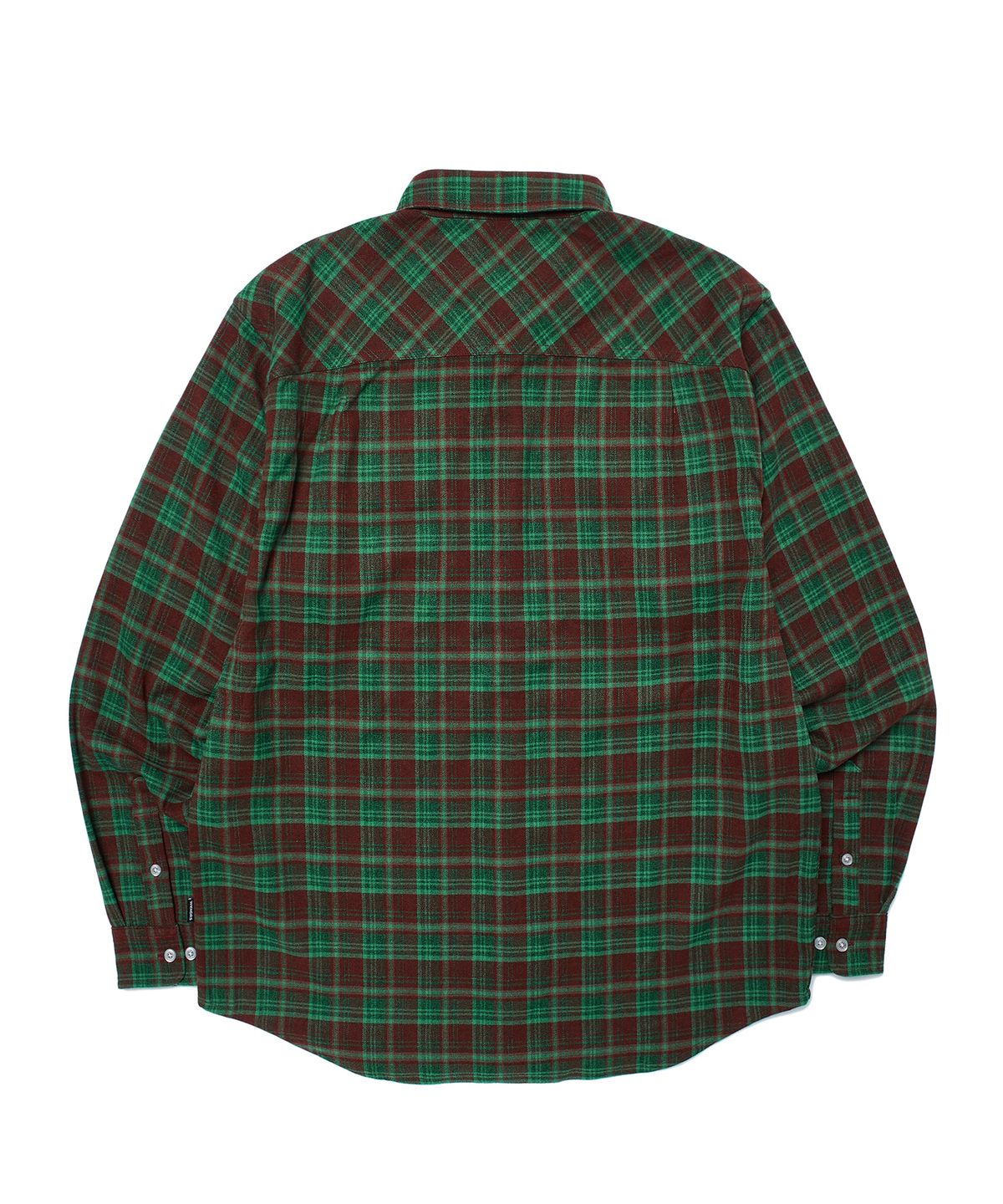위캔더스(WKNDRS) CHECKERED SHIRT (GREEN)