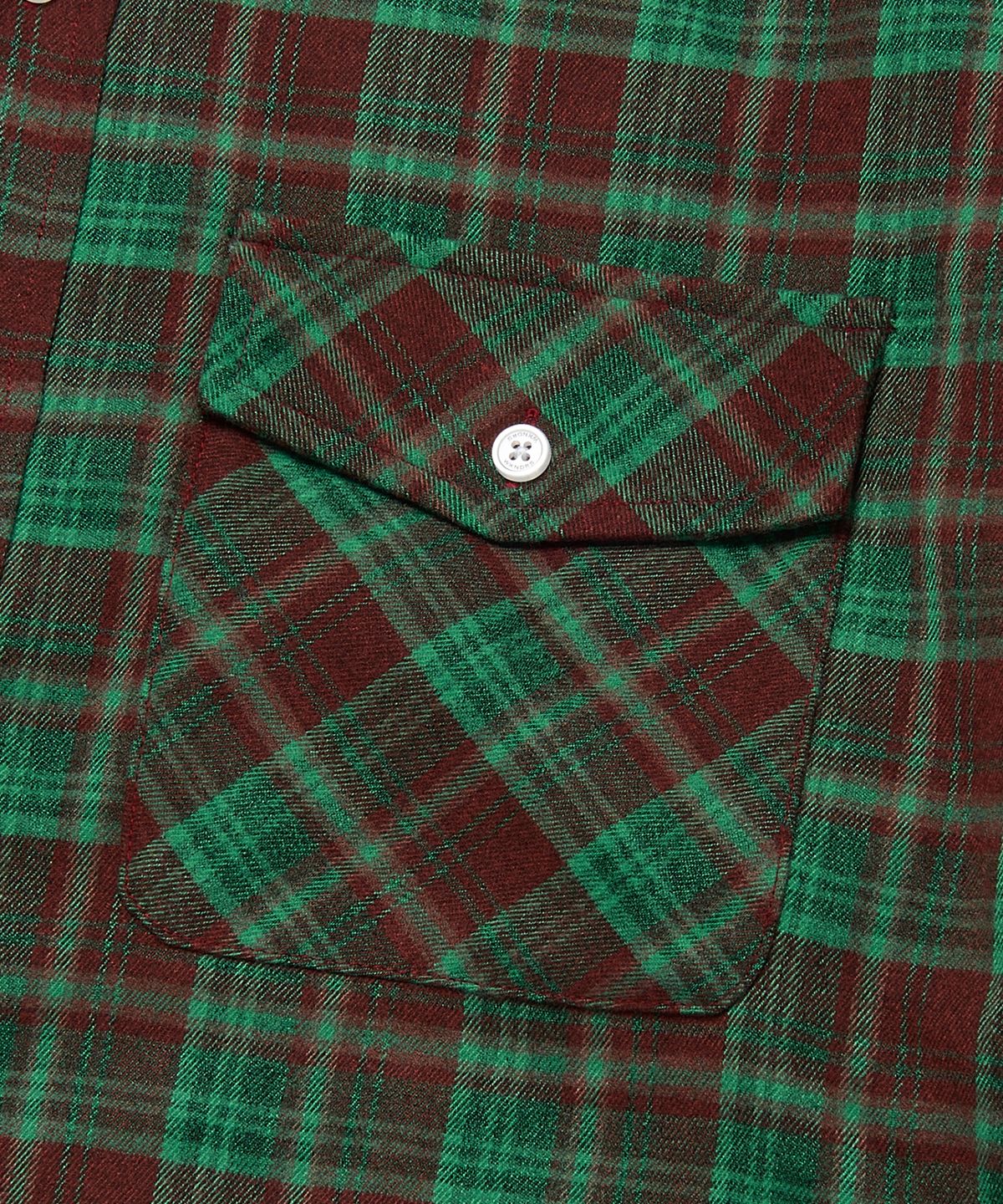 위캔더스(WKNDRS) CHECKERED SHIRT (GREEN)