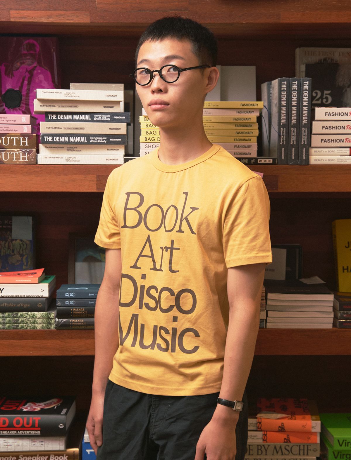 하이파이 사운드 레퍼런스(HIFI SOUND REFERENCE) [Visual Collect] Book, Musik T-Shirts, Mustard