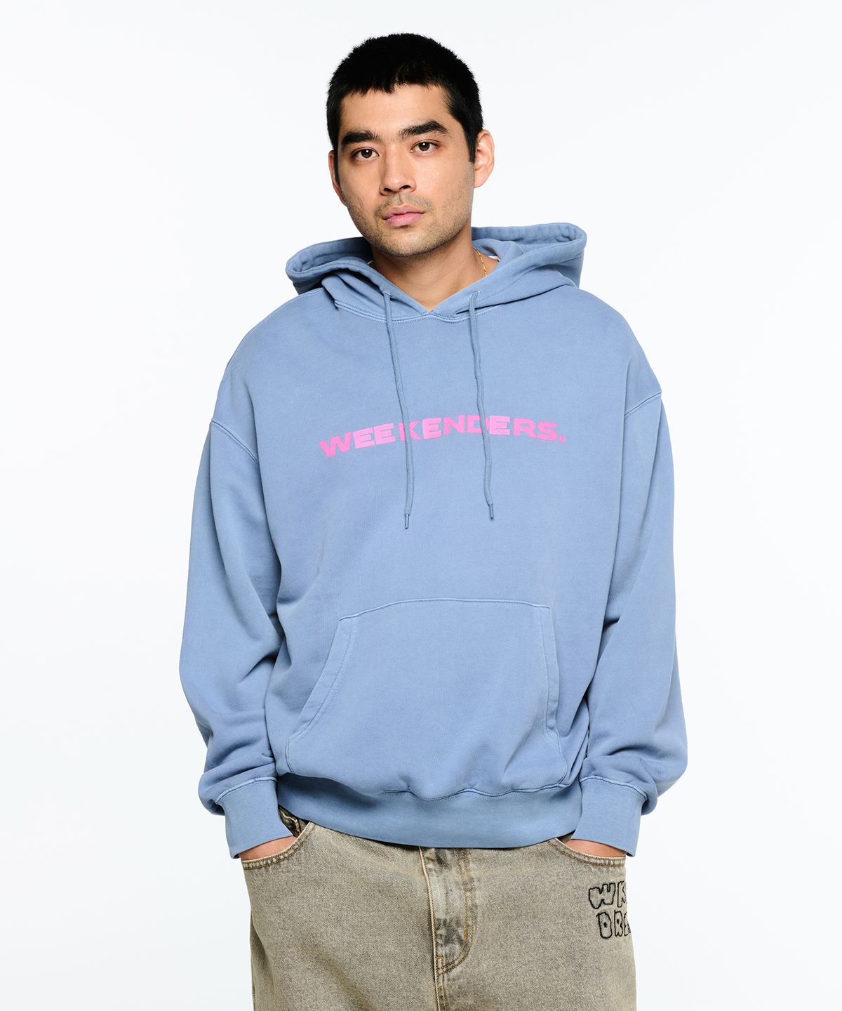 위캔더스(WKNDRS) WEEKENDERS HOODIE (L.BLUE)