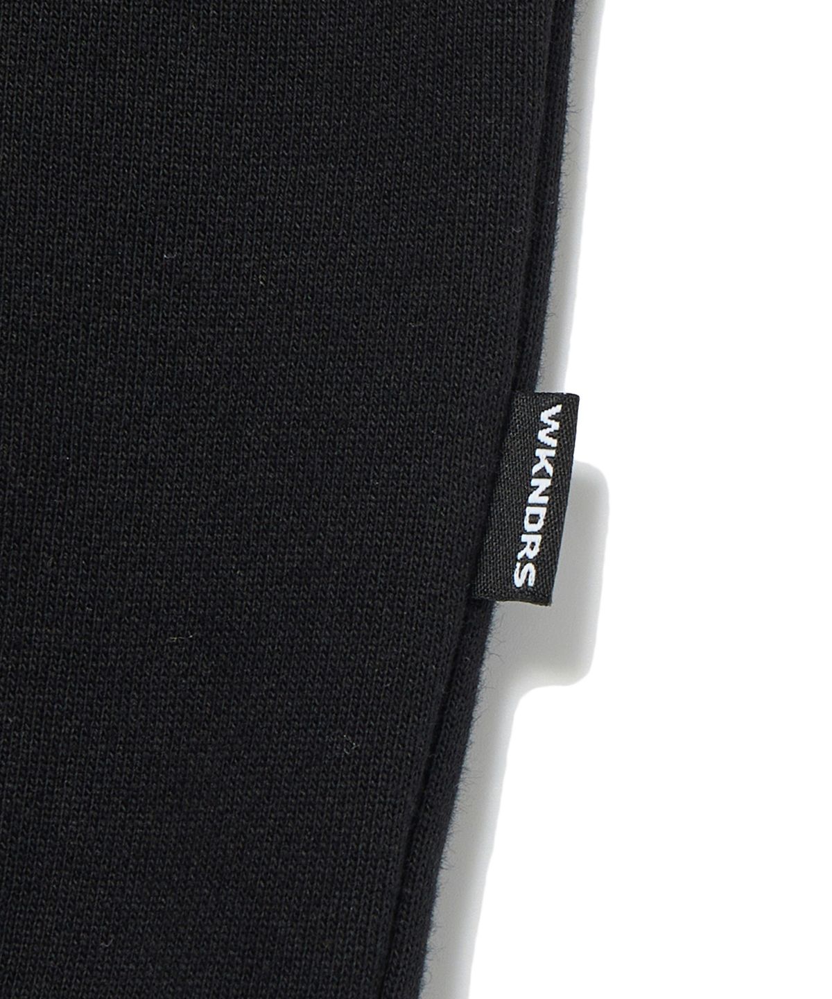 위캔더스(WKNDRS) BASEBALL APPLIQUE HOODIE (BLACK)