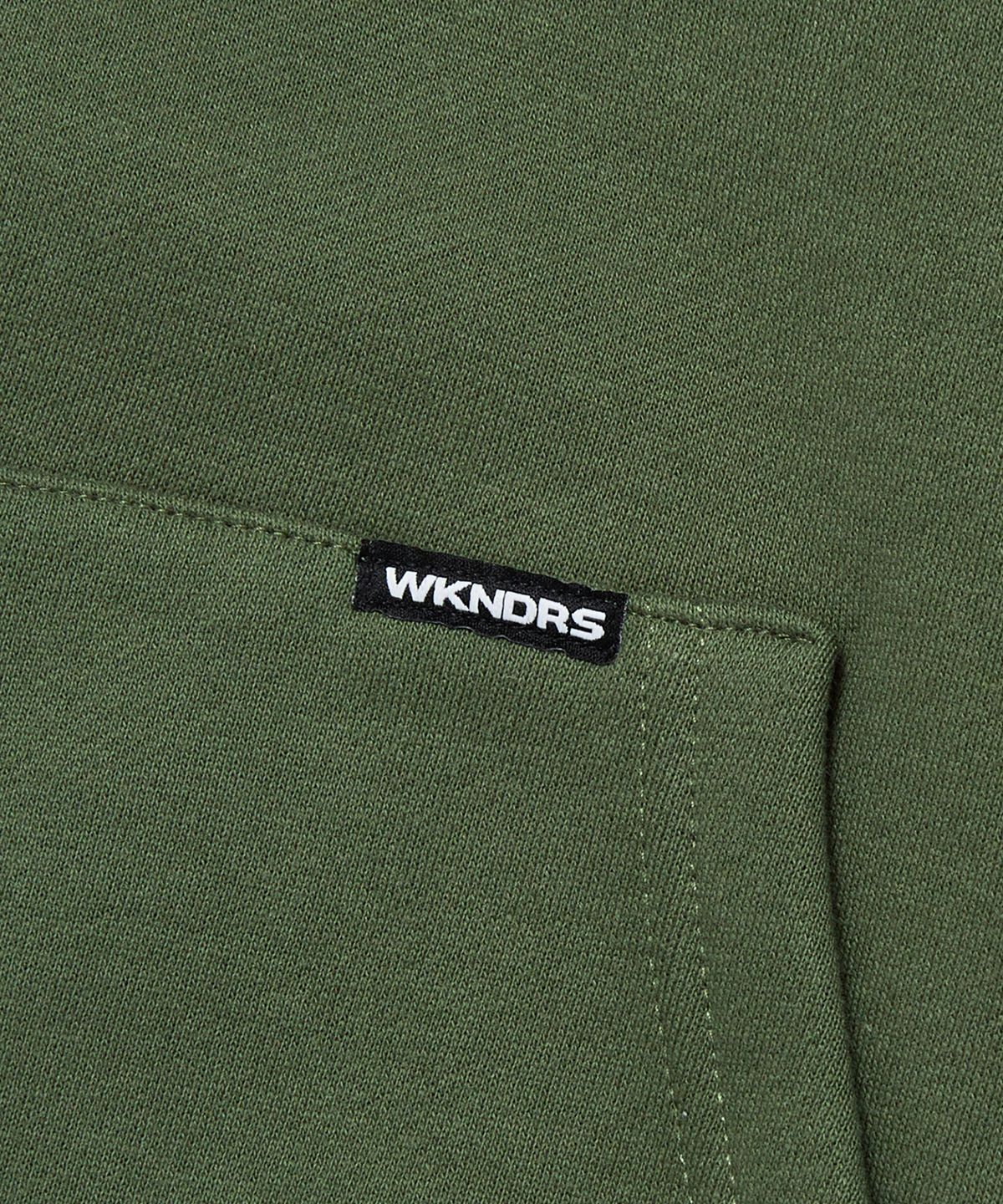 위캔더스(WKNDRS) NO SMOKING HOODIE (KHAKI)