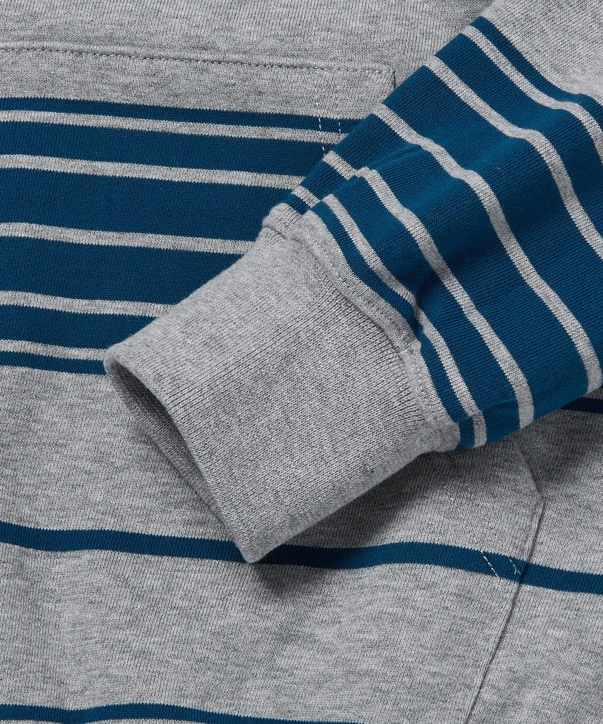 위캔더스(WKNDRS) STRIPED HOODIE (GREY)