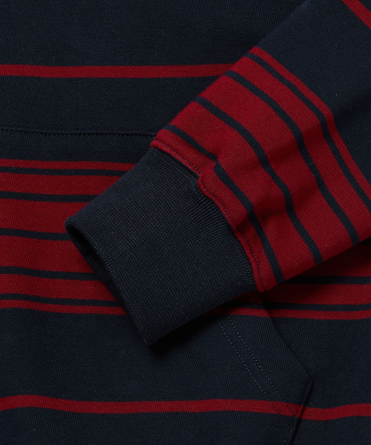 위캔더스(WKNDRS) STRIPED HOODIE (NAVY)