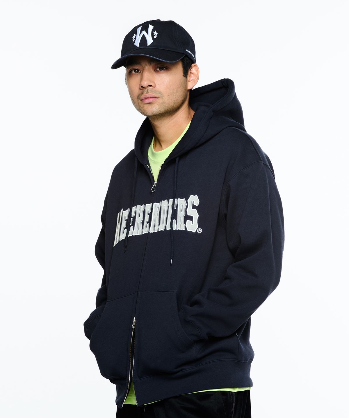 위캔더스(WKNDRS) COWBOYS ZIPUP HOODIE (NAVY)
