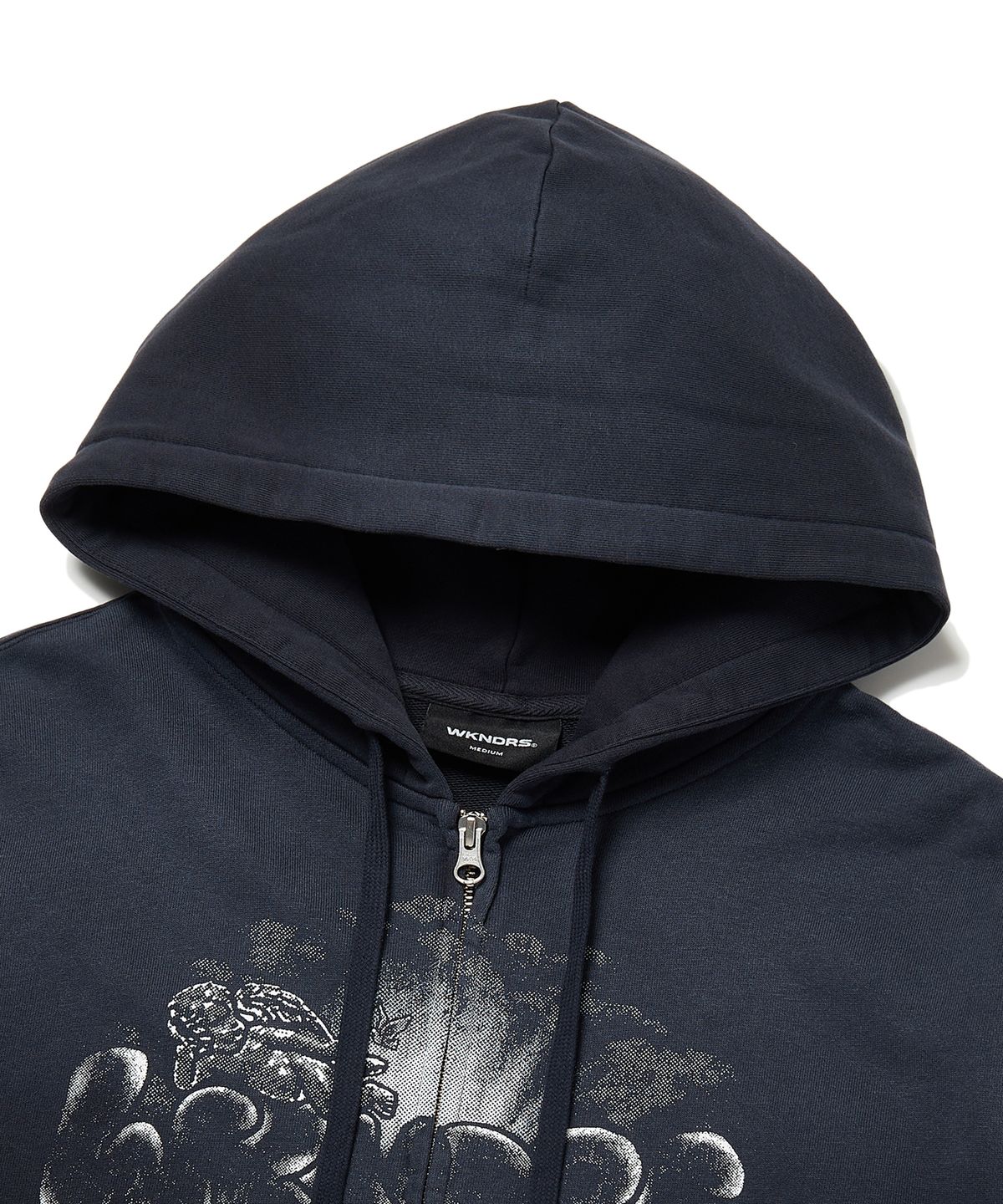 위캔더스(WKNDRS) ANGEL ZIPUP HOODIE (CHARCOAL)