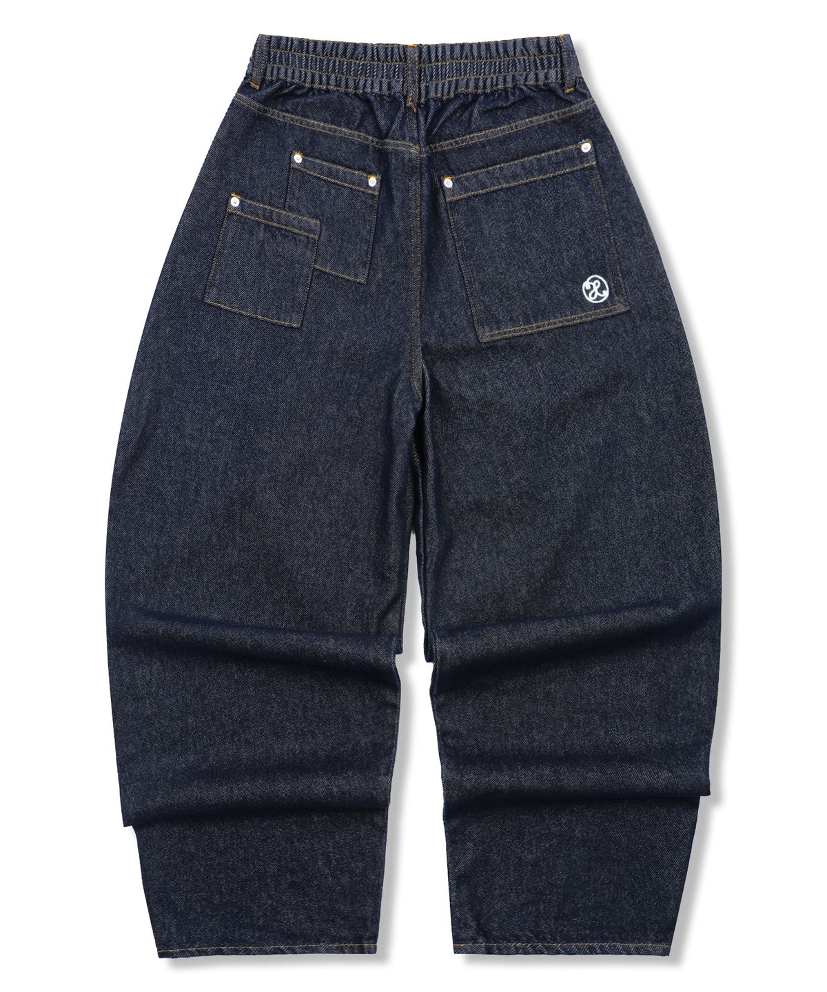 엑스톤즈(XTONZ) XP172 빅 와이드 벌룬 데님 팬츠 (INDIGO)