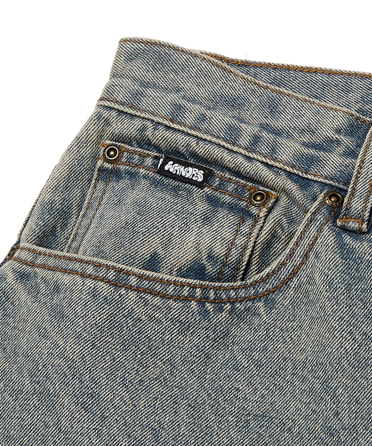 위캔더스(WKNDRS) BRUSHED DENIM PANTS (DENIM)