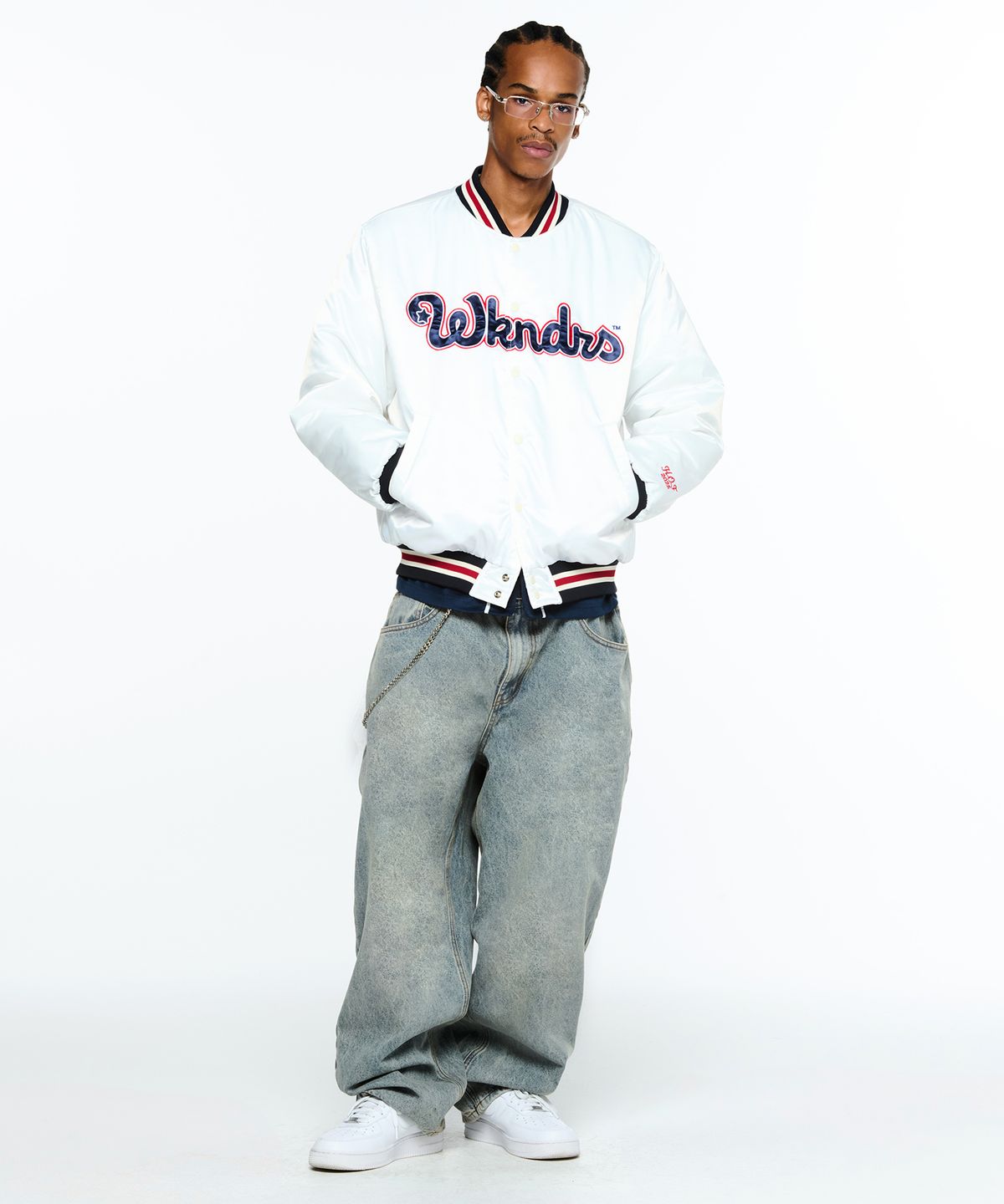 위캔더스(WKNDRS) BRUSHED DENIM PANTS (DENIM)
