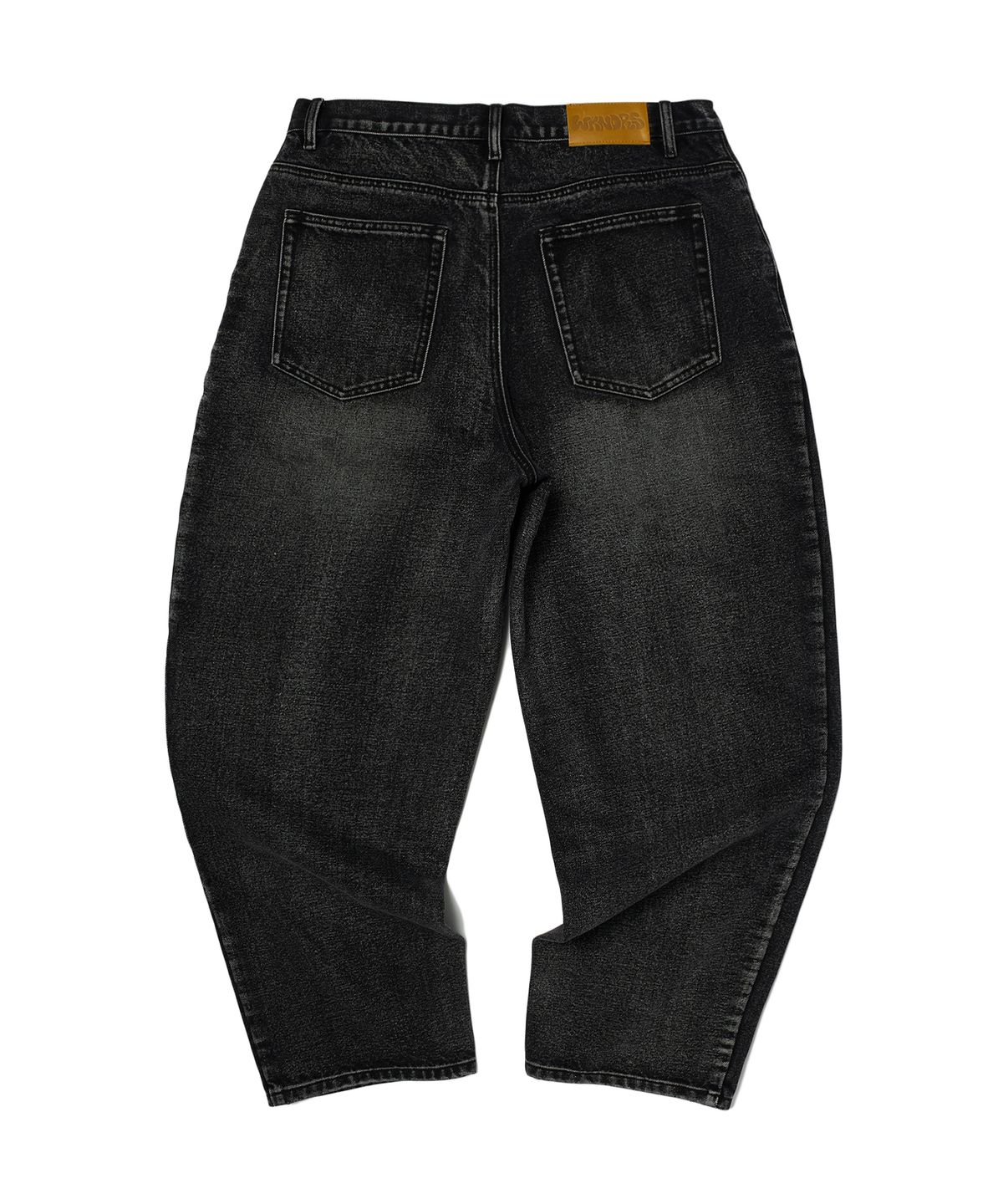 위캔더스(WKNDRS) BRUSHED DENIM PANTS (BLACK)