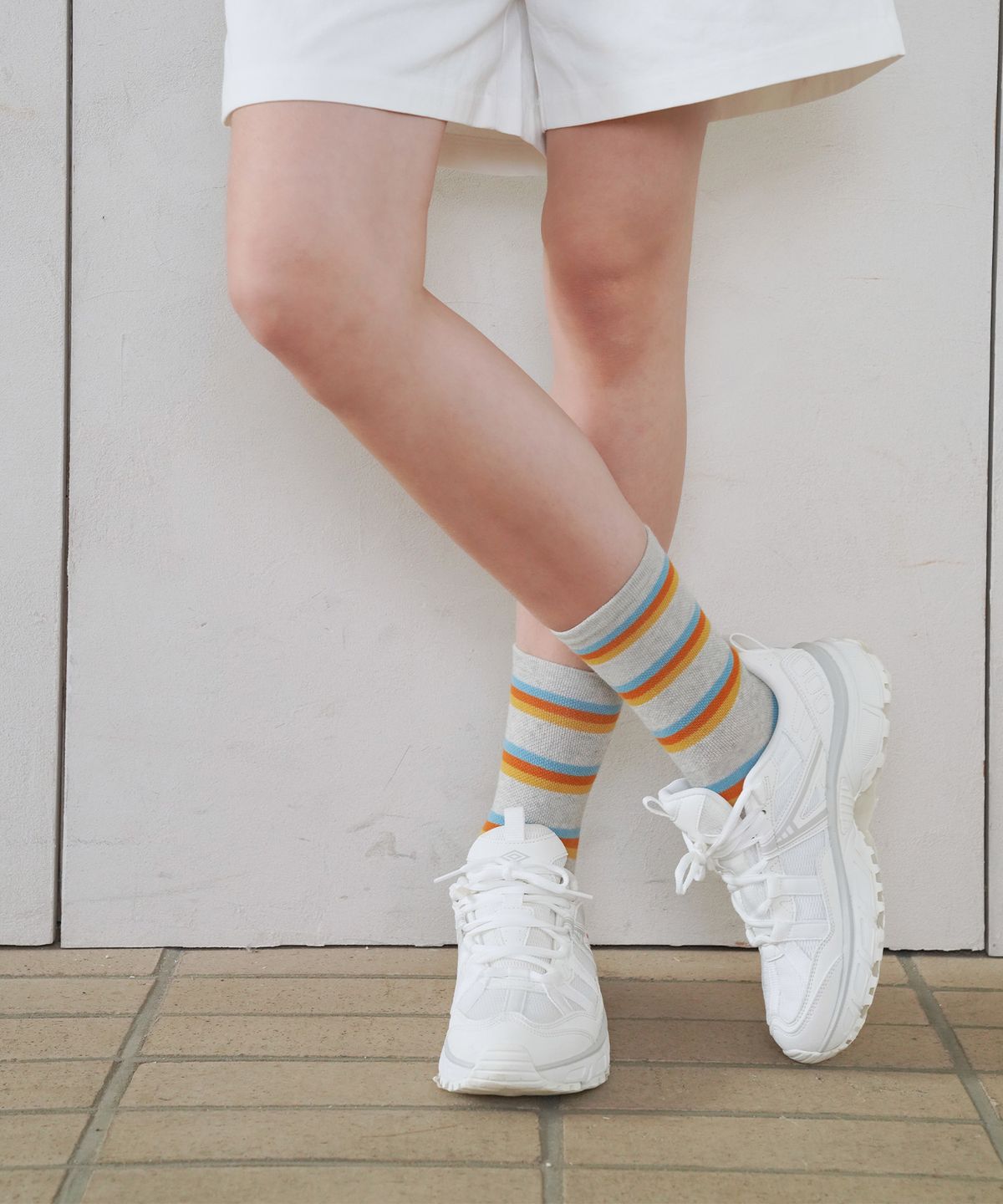 스튜디오 싹스탑(STUDIO SOCKSTOP) 1989 레트로 스트라이프 삭스