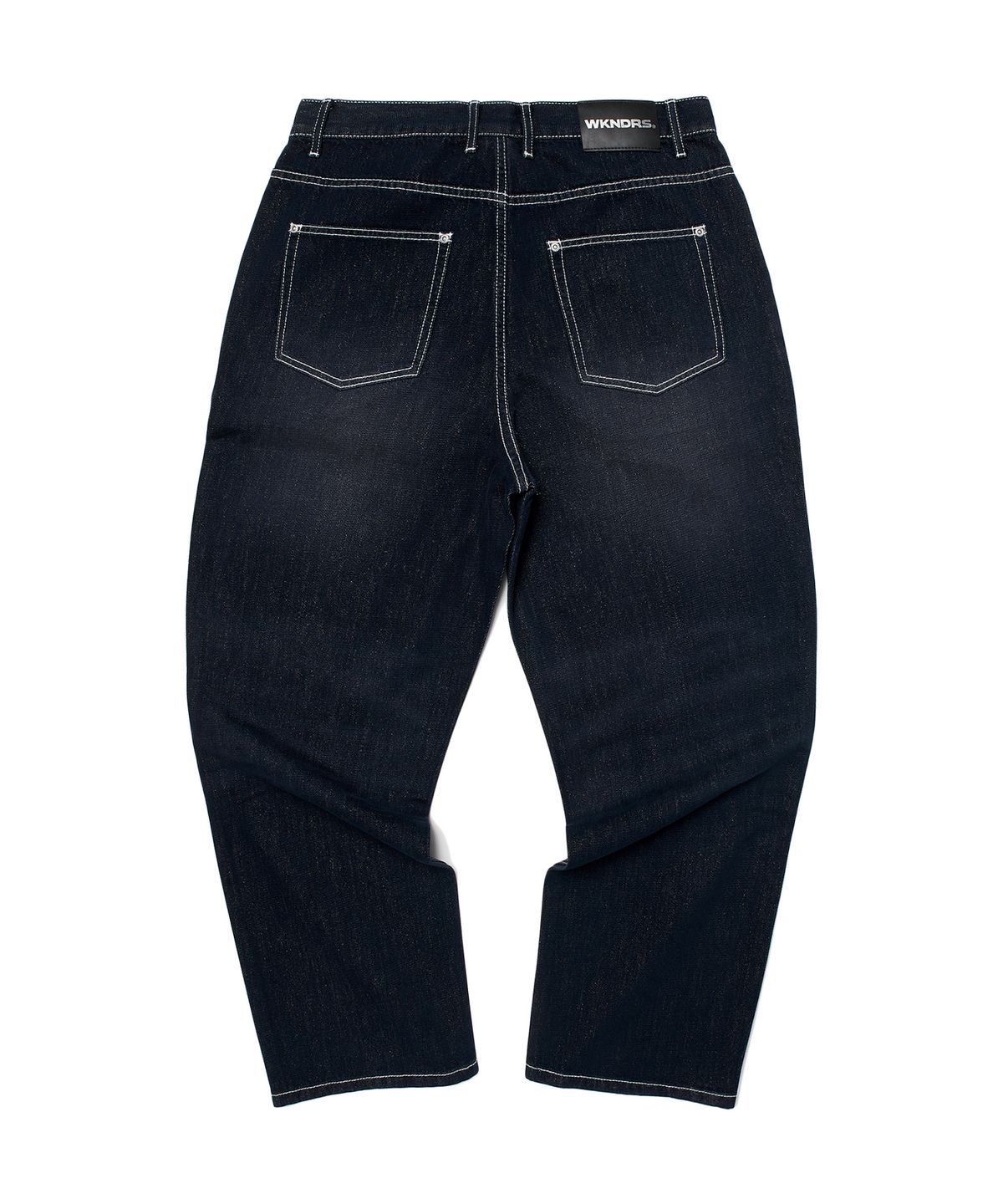 위캔더스(WKNDRS) RHINESTONE DENIM PANTS (DENIM)