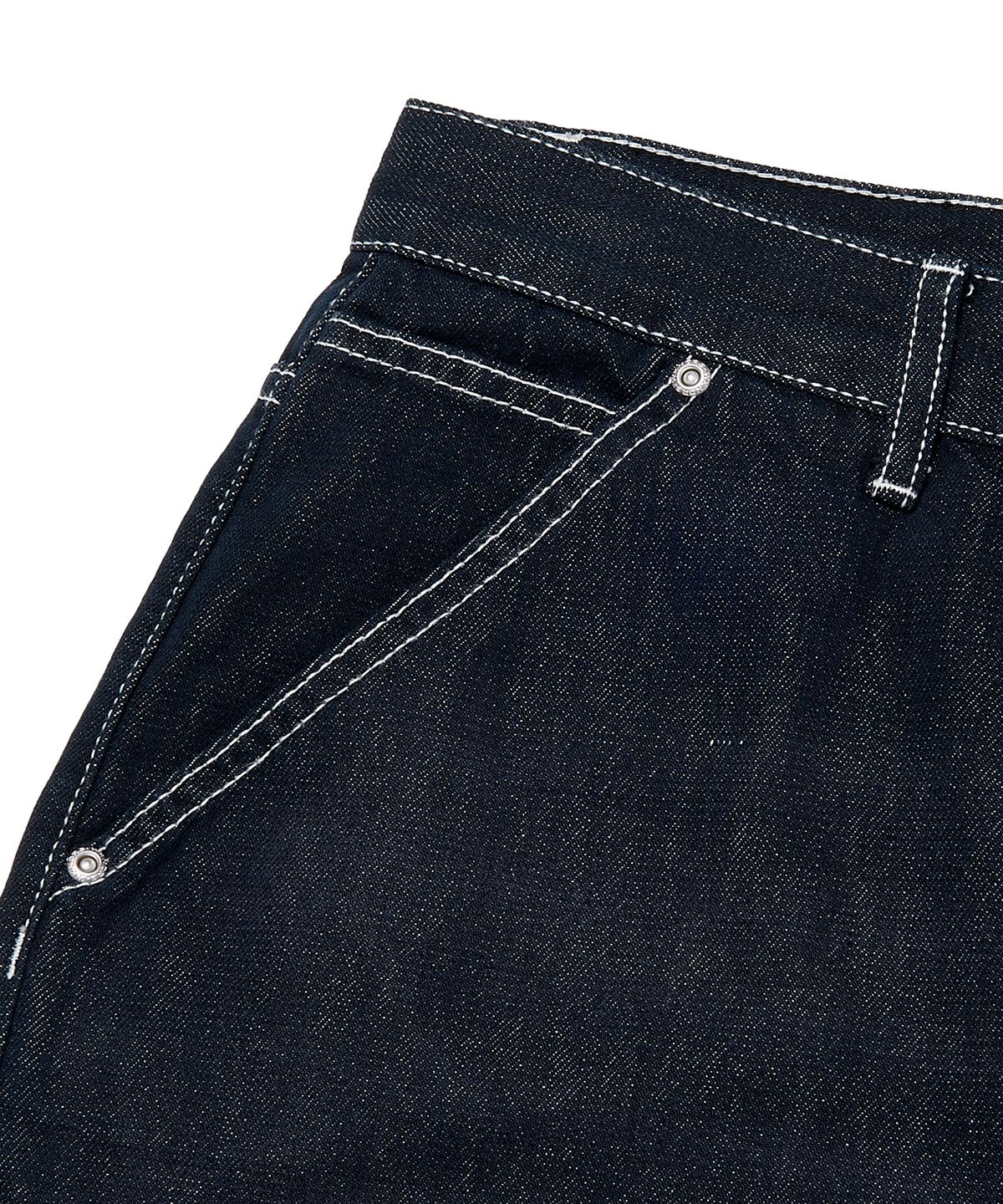 위캔더스(WKNDRS) RHINESTONE DENIM PANTS (DENIM)
