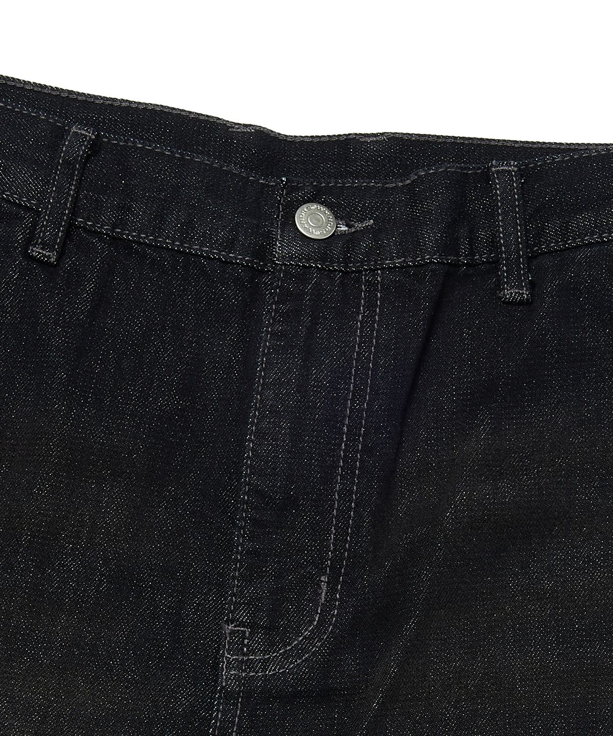 위캔더스(WKNDRS) RHINESTONE DENIM PANTS (BLACK)