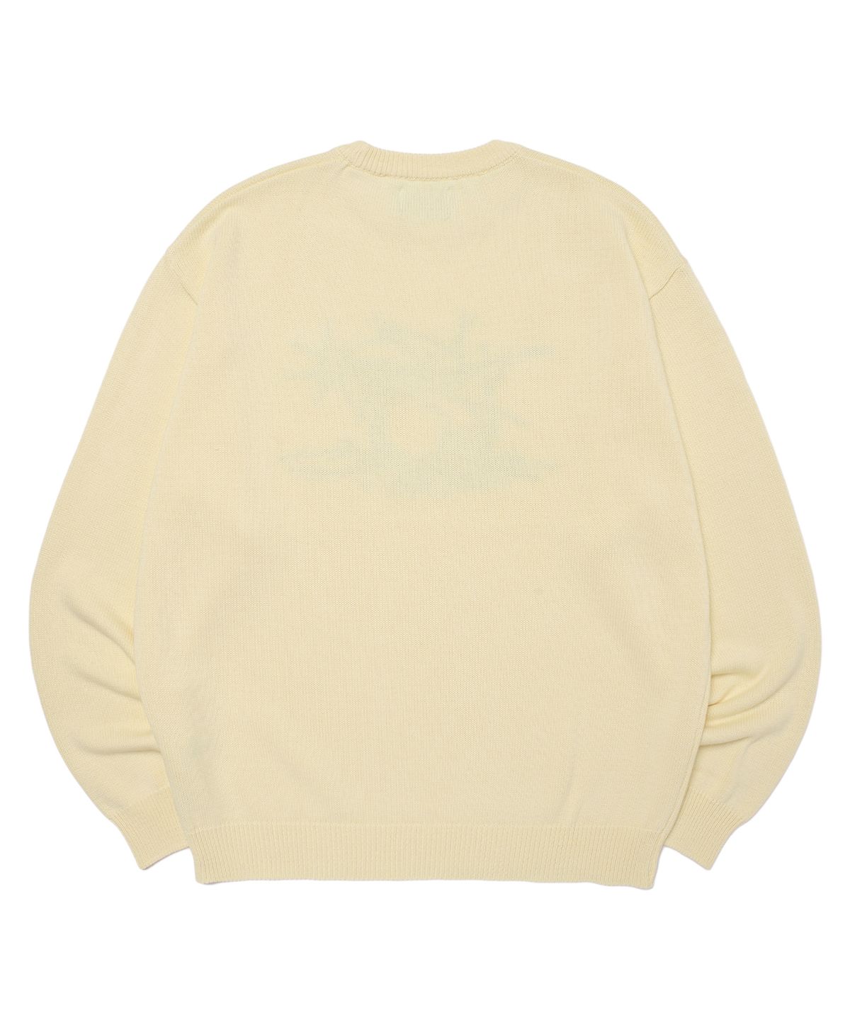 위캔더스(WKNDRS) SKULL KNITTED SWEATER (IVORY)