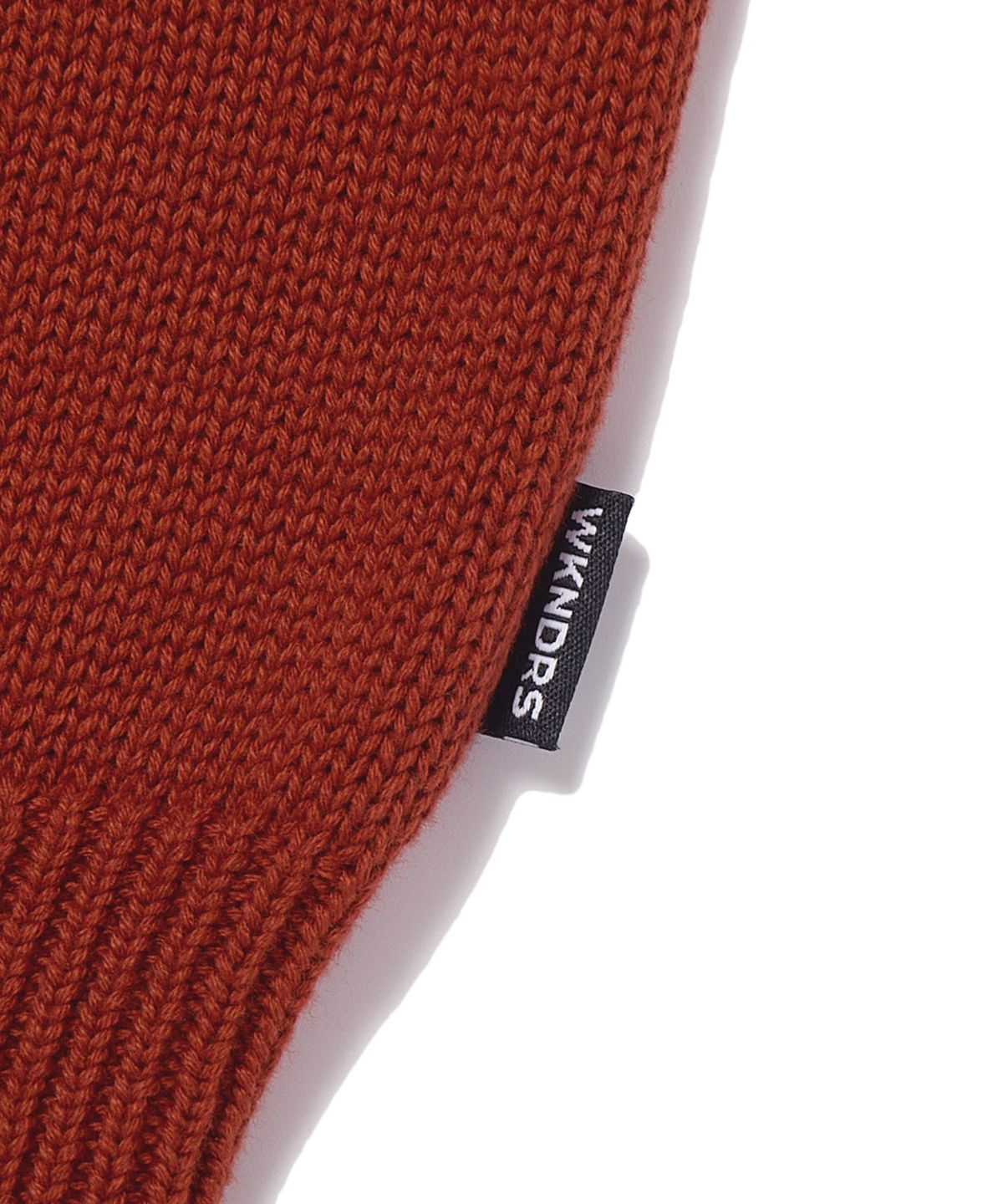 위캔더스(WKNDRS) SKULL KNITTED SWEATER (BURGUNDY)