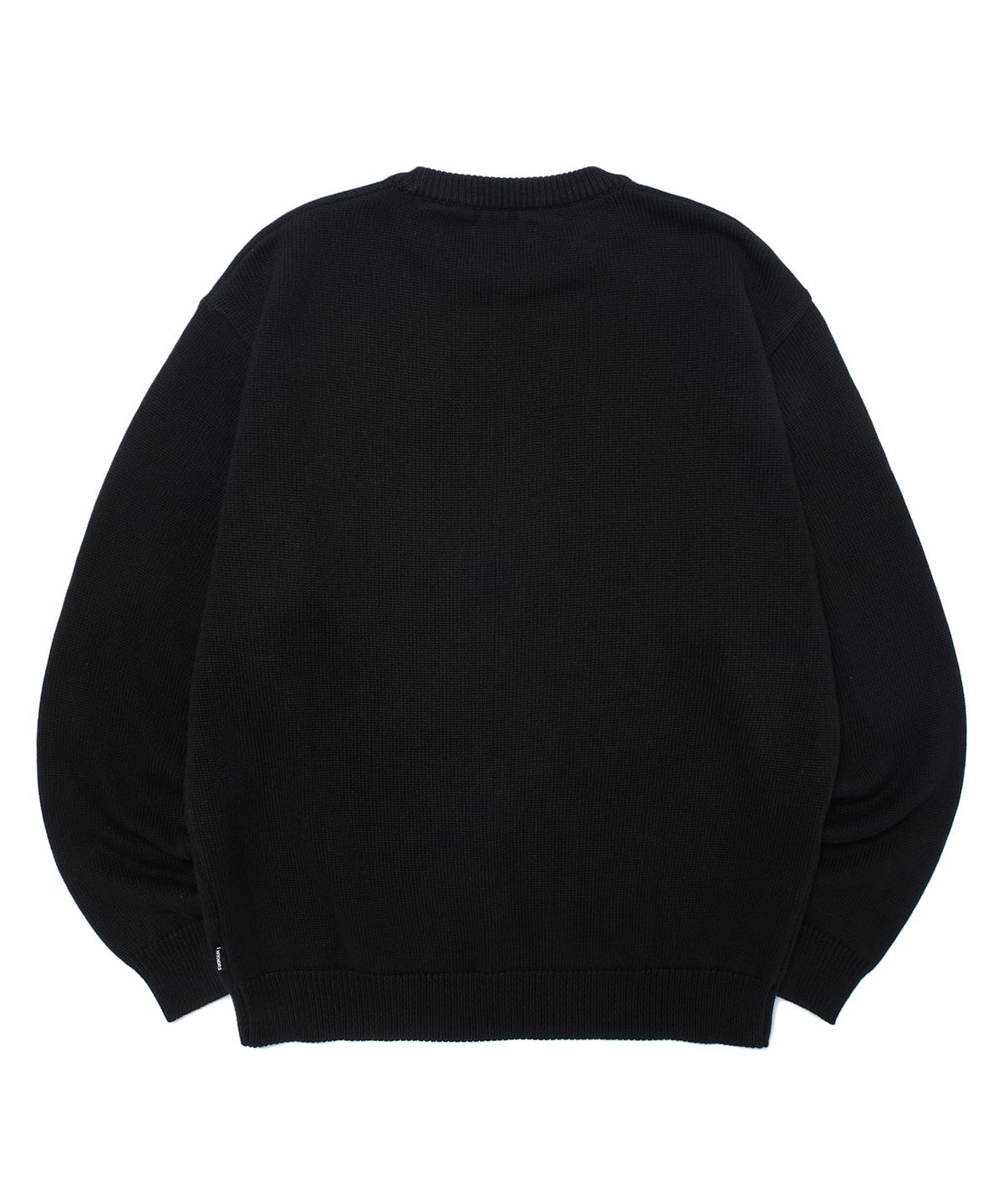 위캔더스(WKNDRS) SKULL KNITTED SWEATER (BLACK)